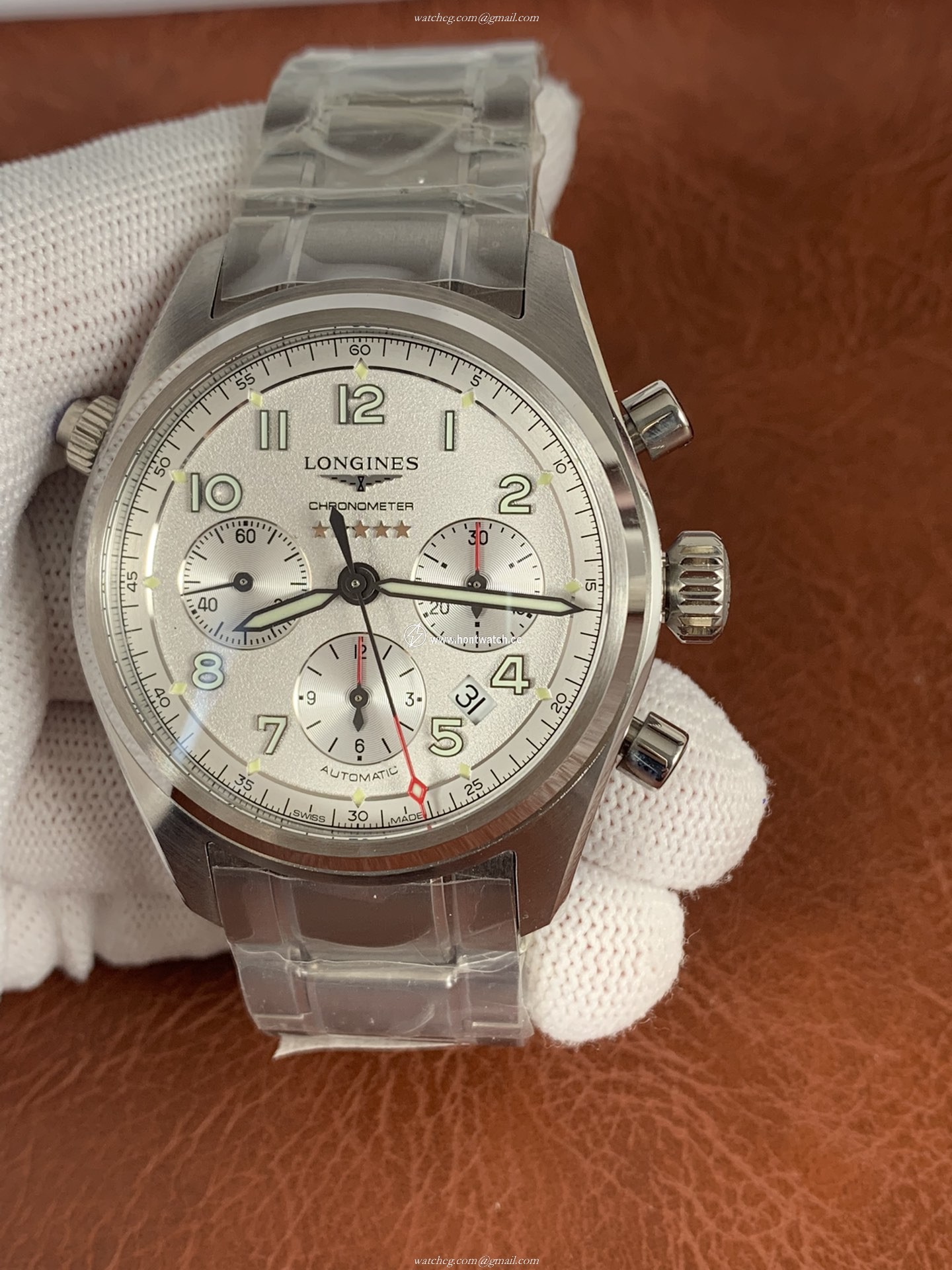 Longines Spirit L3.820.4.73.6 Replica - 42mm Men's Watch | Valjoux 7750
