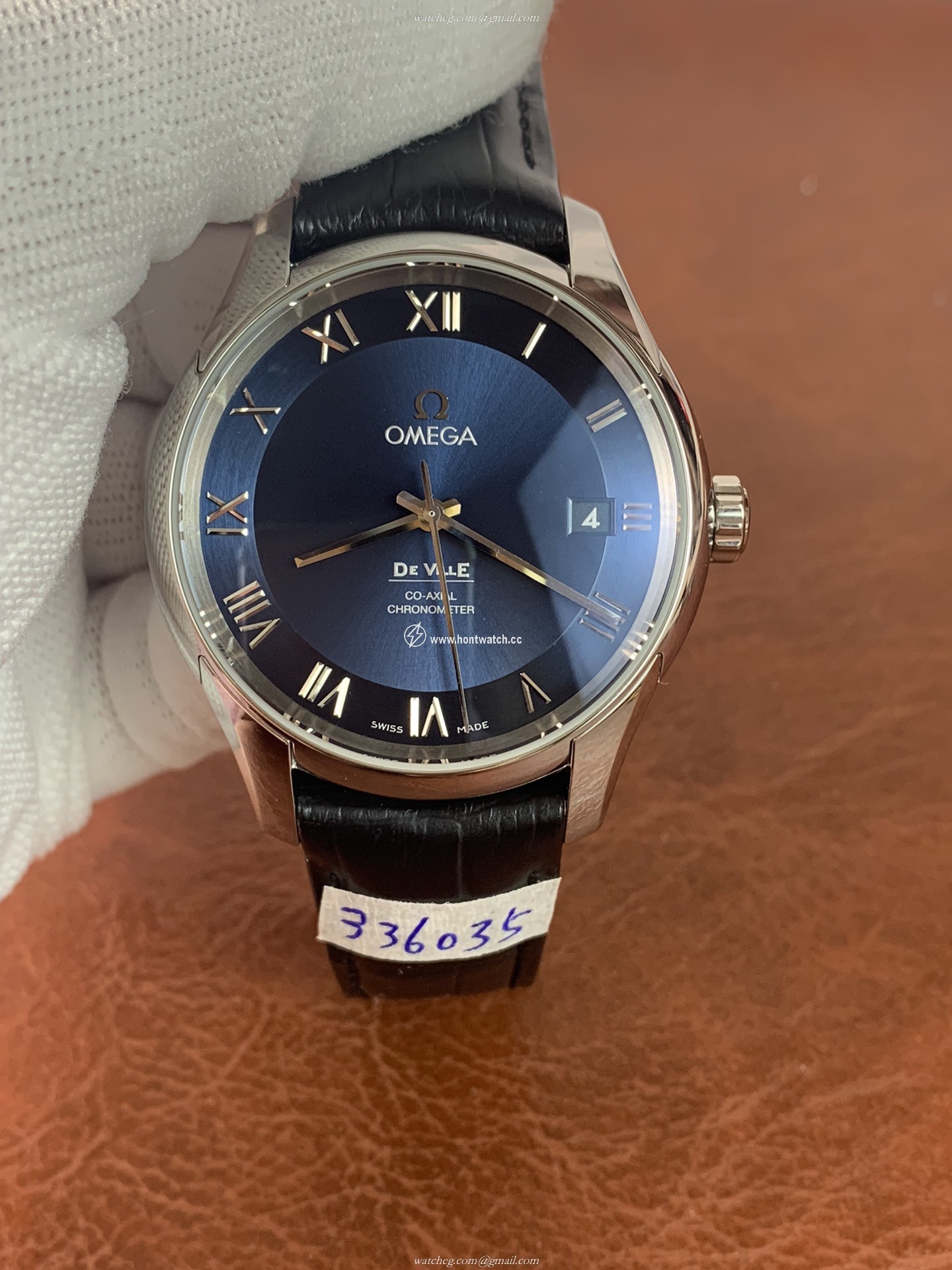 Omega De Ville Mens Watch - 41mm Blue Dial - ETA 8500 Automatic