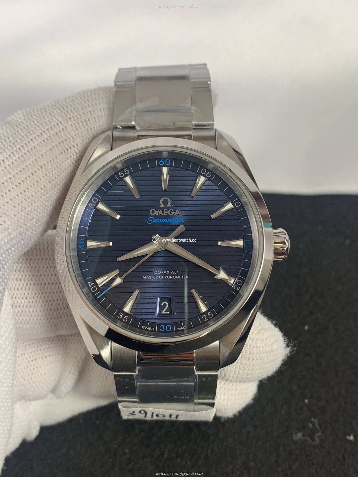 Omega Aqua Terra 150M Replica Watch for Men - 41mm Blue Dial | ETA8800