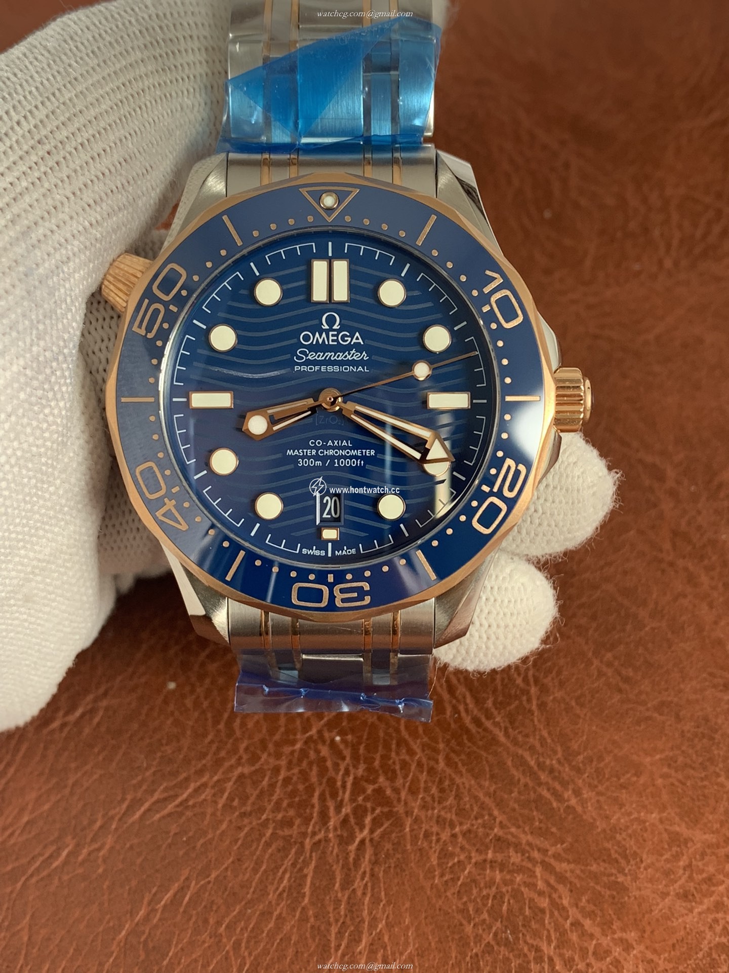 Omega Seamaster 300m Replica Watch - 42mm Men's Blue Dial | ETA8800