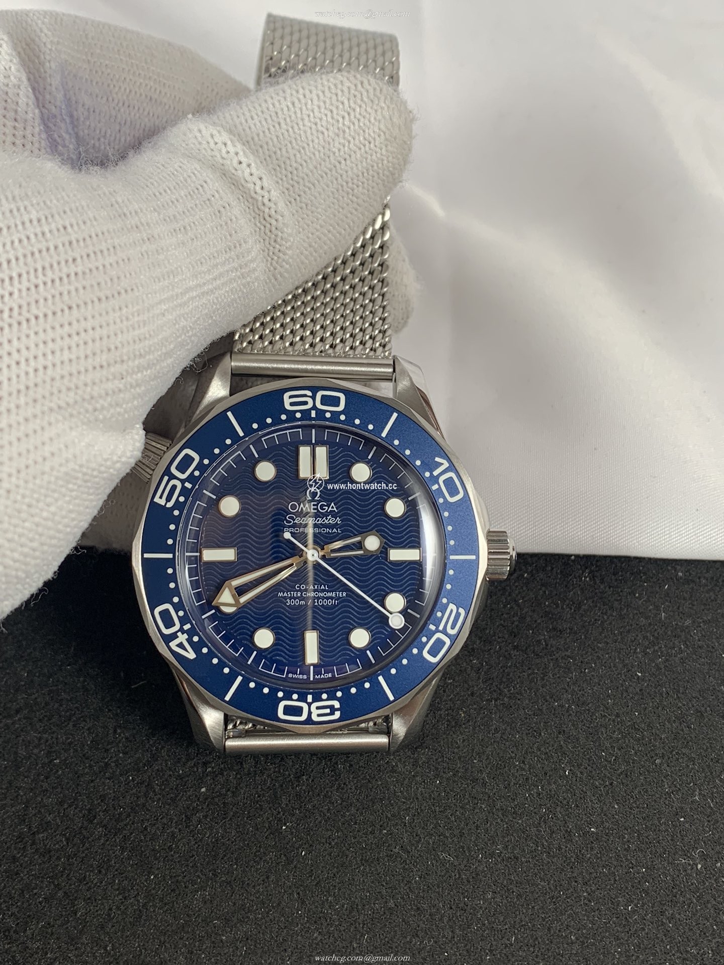 Omega Seamaster Diver 300m Green Replica Watch - 42mm Men's Automatic