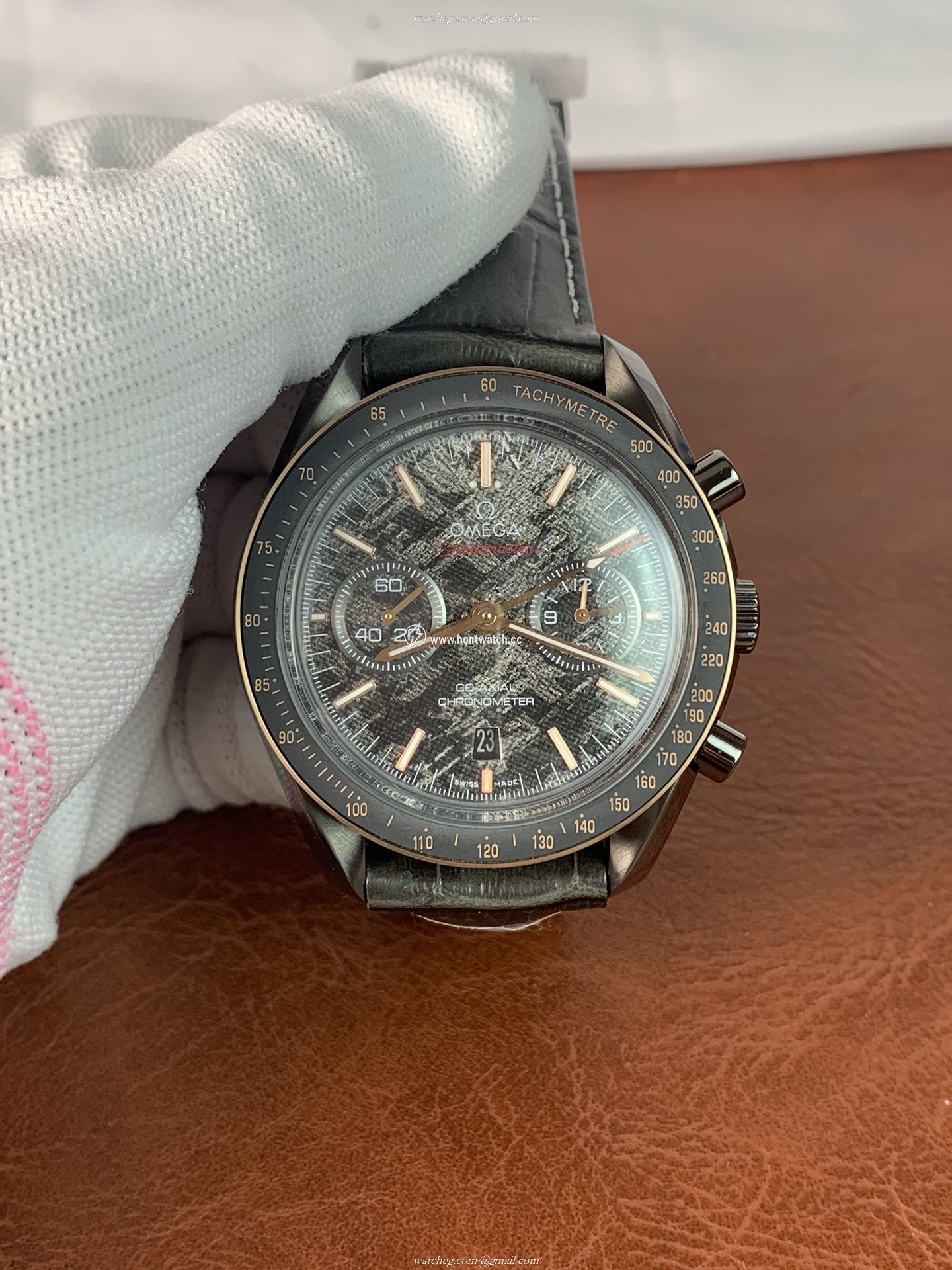 Omega Speedmaster Grey Side of the Moon Meteorite 44mm Replica - Cal.9301