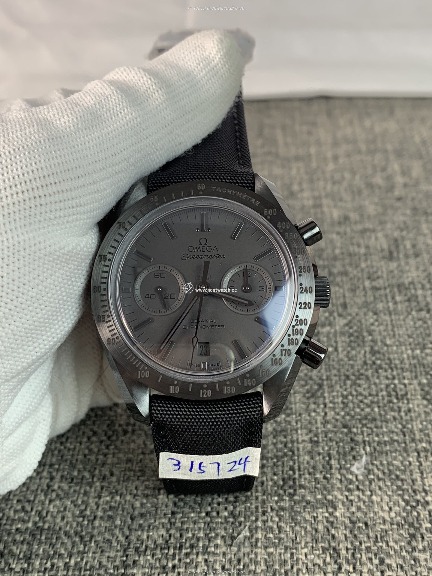 Omega Speedmaster Moonwatch Replica - 44mm Black Chronograph | ETA Cal.9300