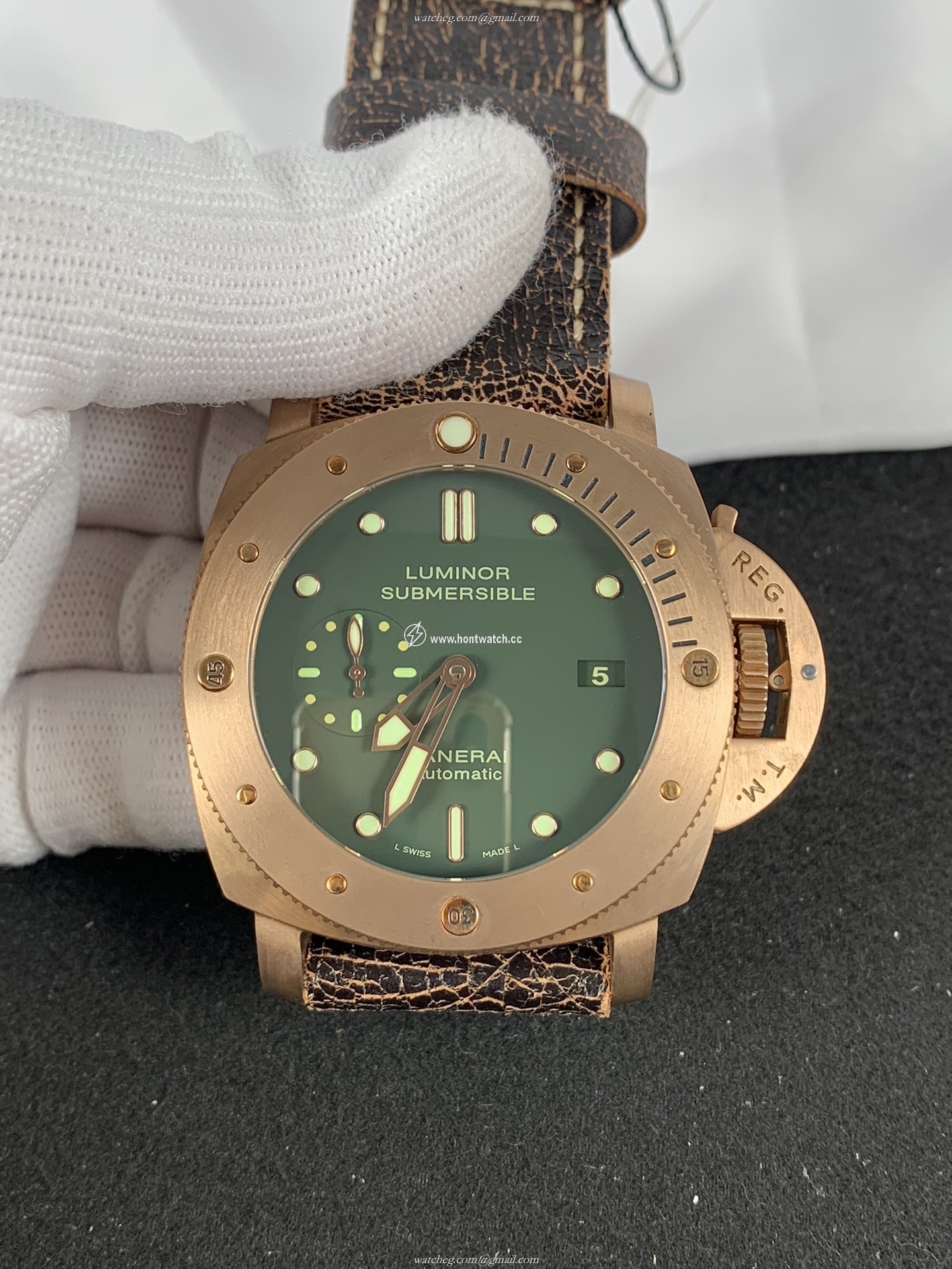 Panerai Luminor PAM00382 Replica Watch - Swiss P.9010 - 47mm Men's Submersible
