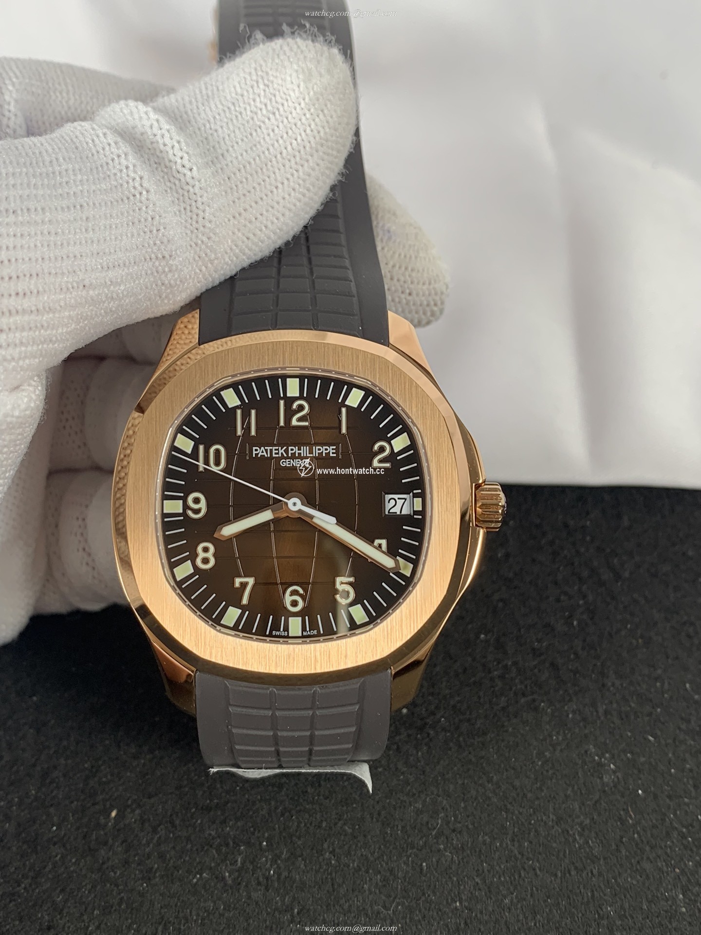 Patek Philippe Aquanaut 5167R Replica - Swiss PP324CS - 40mm Rose Gold