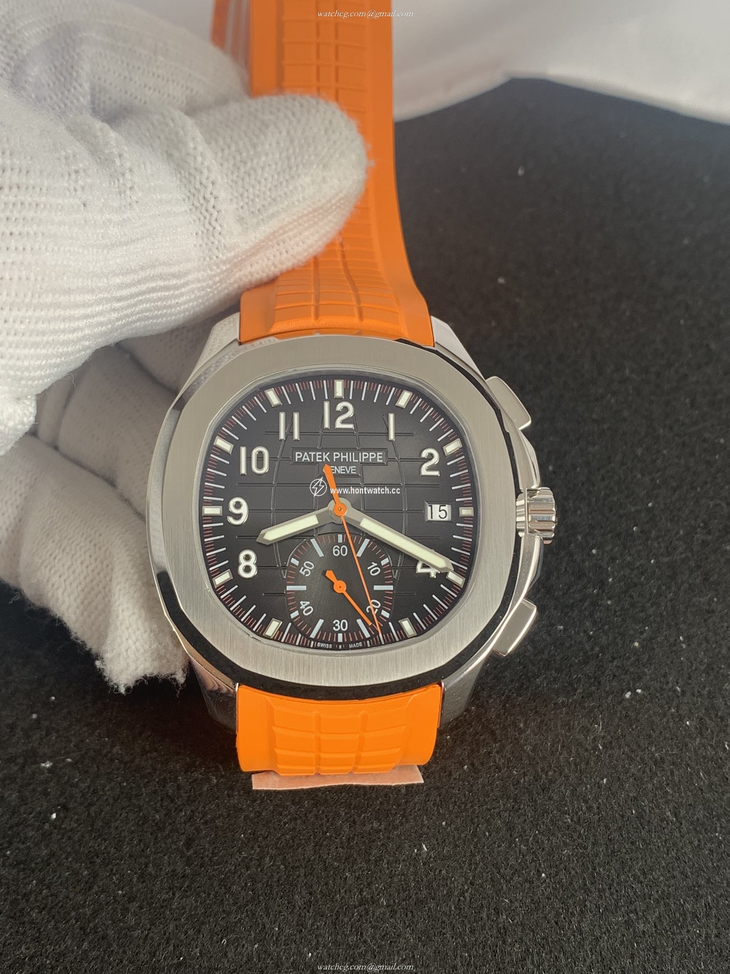 Patek Philippe Aquanaut 5968A-001 Replica - Men's 42mm Chronograph Watch