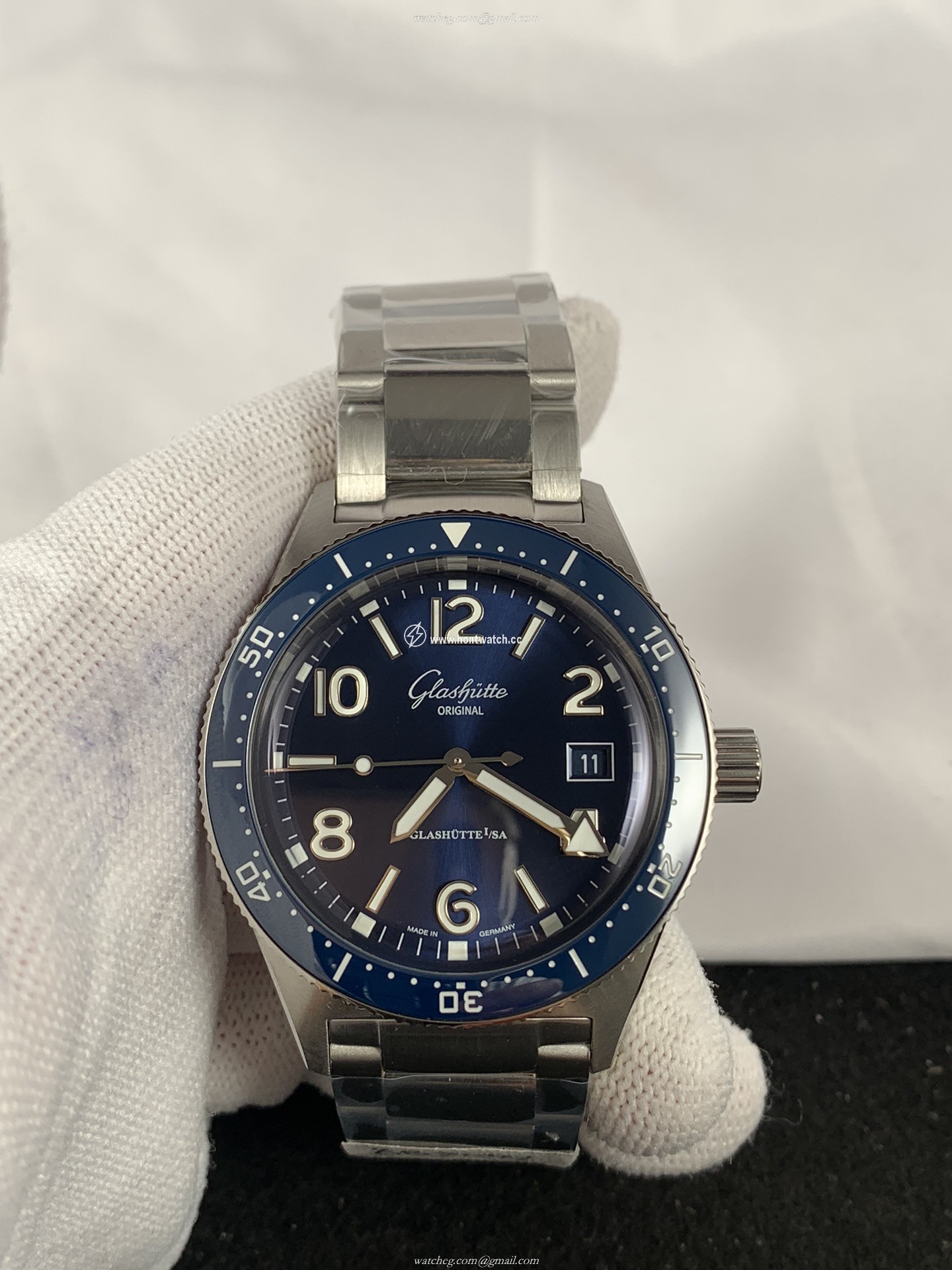 Glashutte Original Spezialist SeaQ Mens Watch - 39.5mm Swiss Automatic