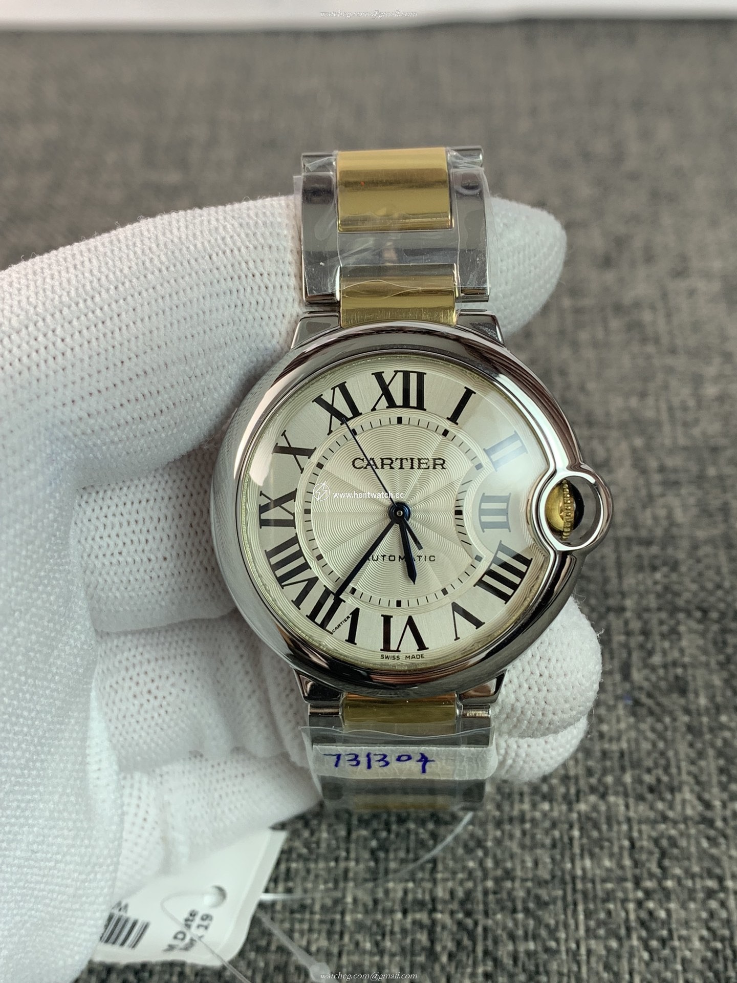 Cartier Ballon Bleu W69016Z4 Replica Watch for Men - 36mm Steel & Gold