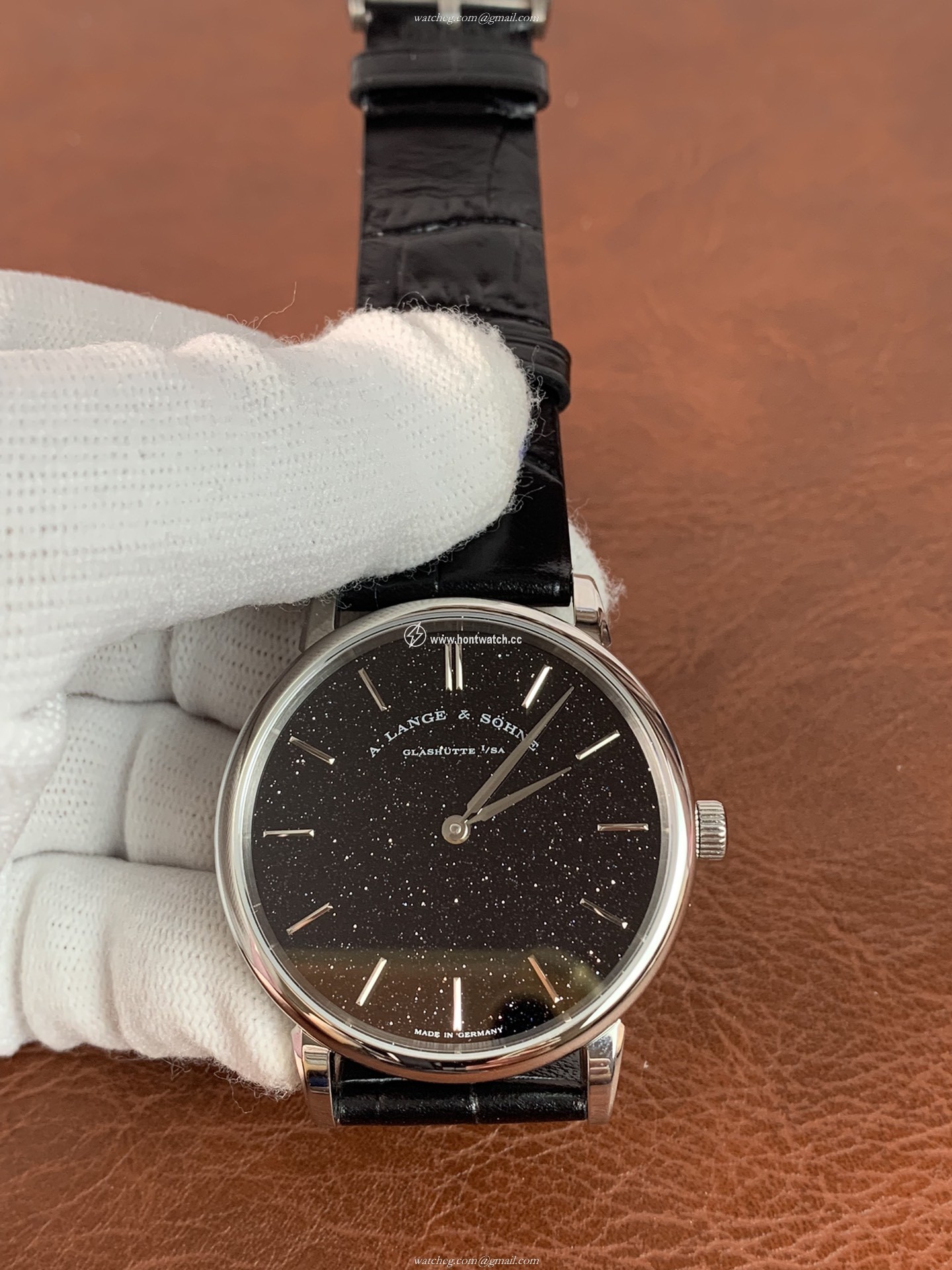 A. Lange & Sohne Saxonia Copper Blue 205.086 Mens Replica Watch | 39mm | Swiss ETA2892-2