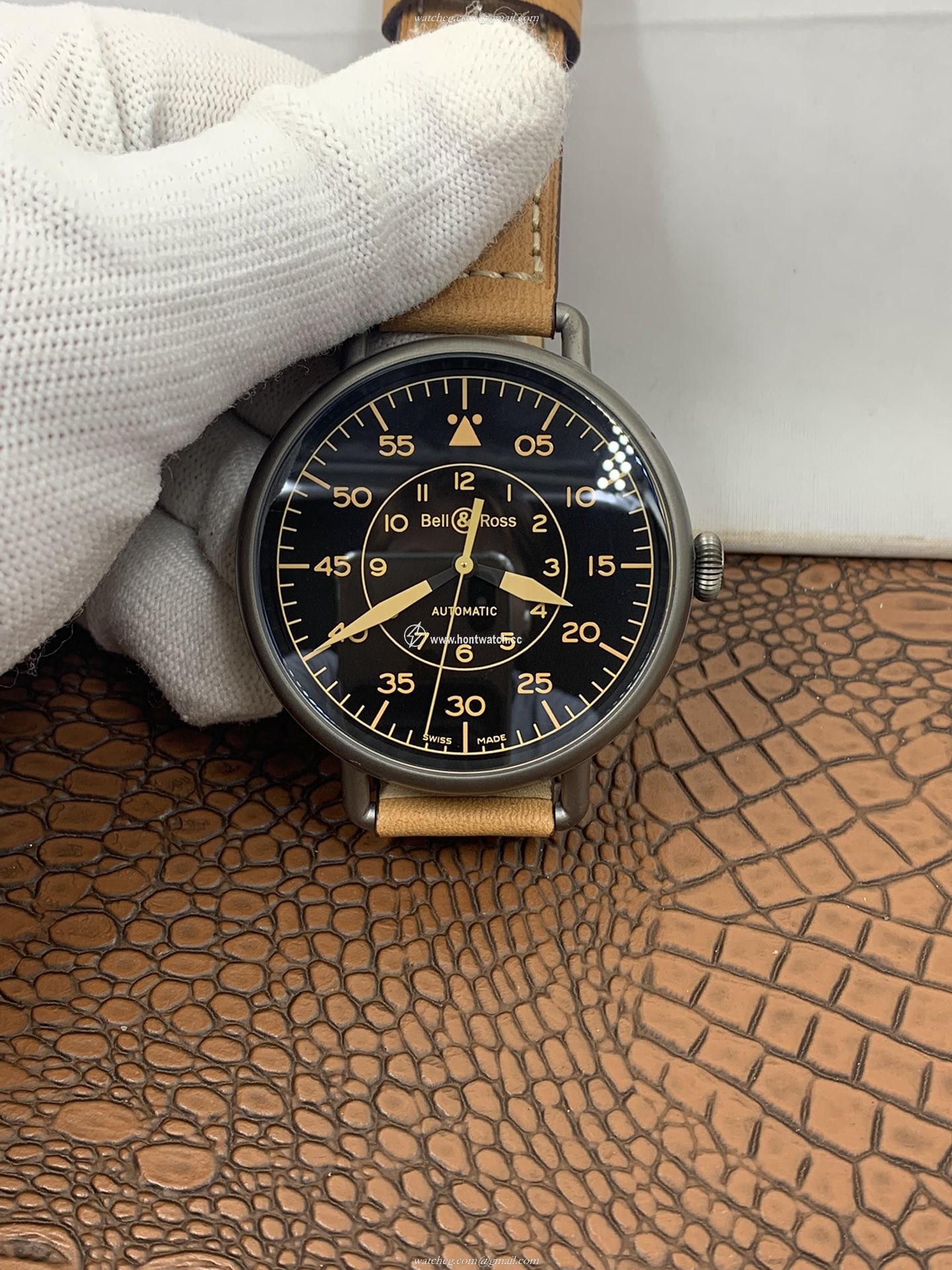 Bell & Ross WW1-92 Heritage Replica Watch - 45mm Swiss MY9015 Automatic