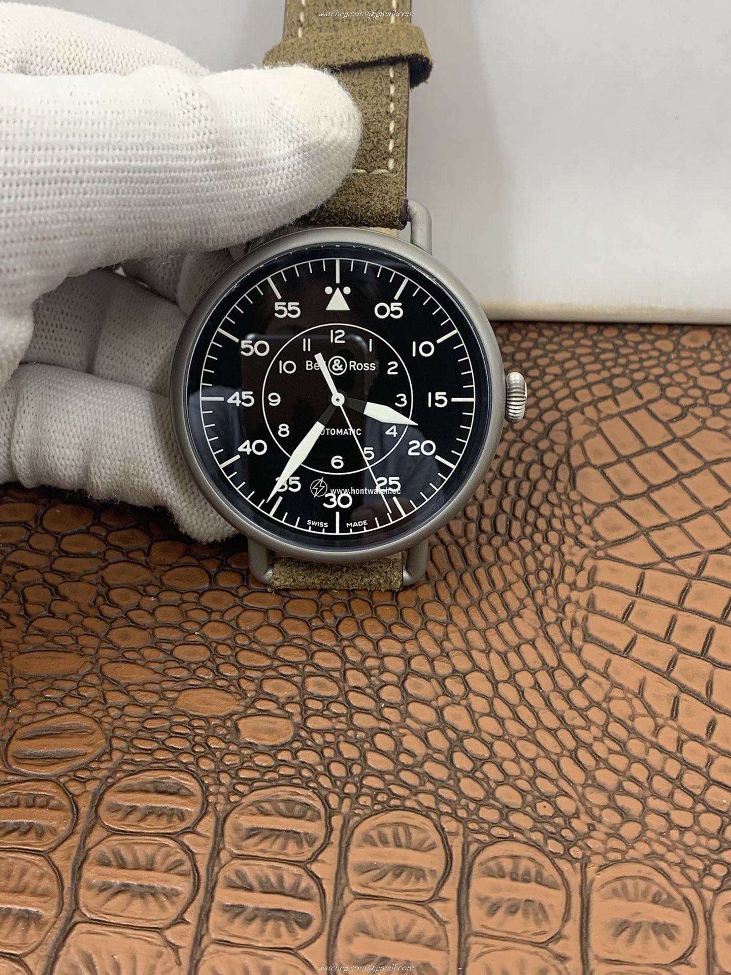 Bell & Ross WW1-92 Heritage Replica - 45mm Automatic Swiss Movement | Mens Watch