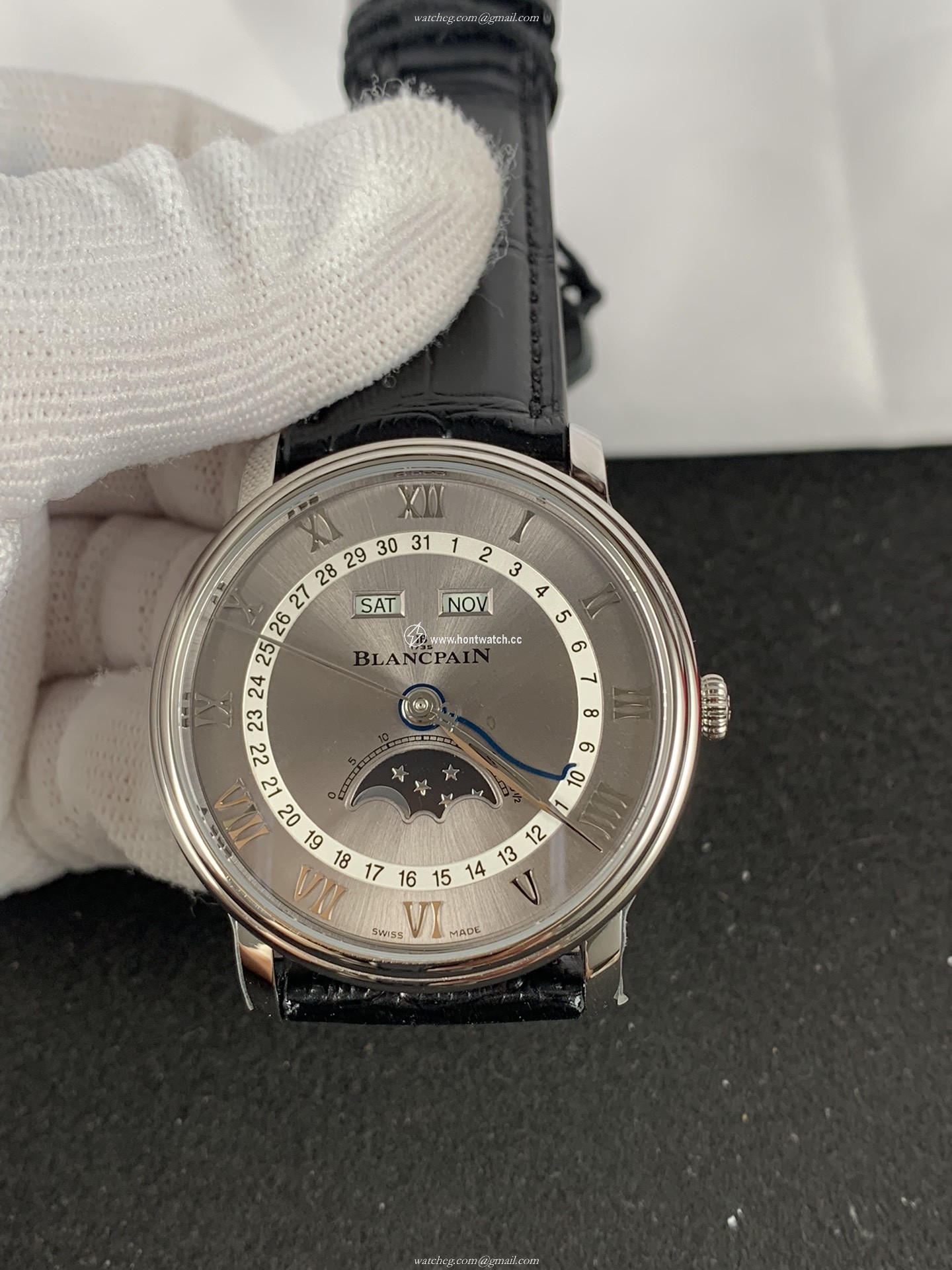 Blancpain Villeret 6654-1113-55B Replica Watch | Men's 40mm Automatic