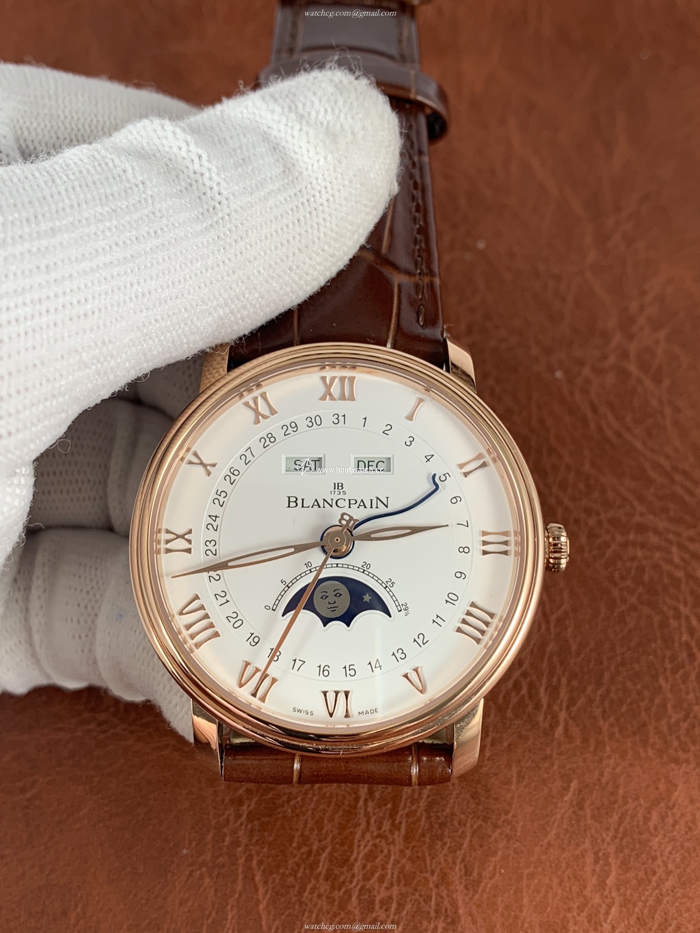 Blancpain Villeret Quantime Complet 6664-3642-55B Replica - Men's Automatic Watch | 40mm