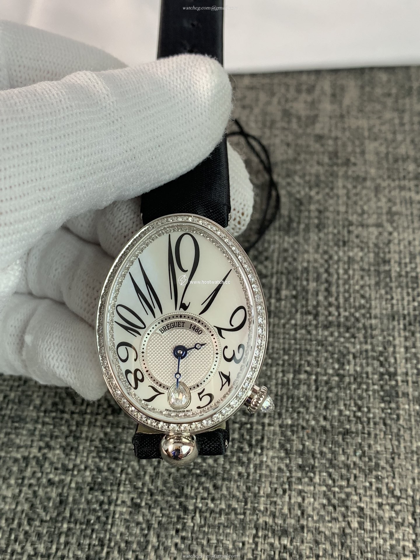 Breguet Replica Mens Watch 8918BR58964D00D | 28.5mm Mother of Pearl Dial
