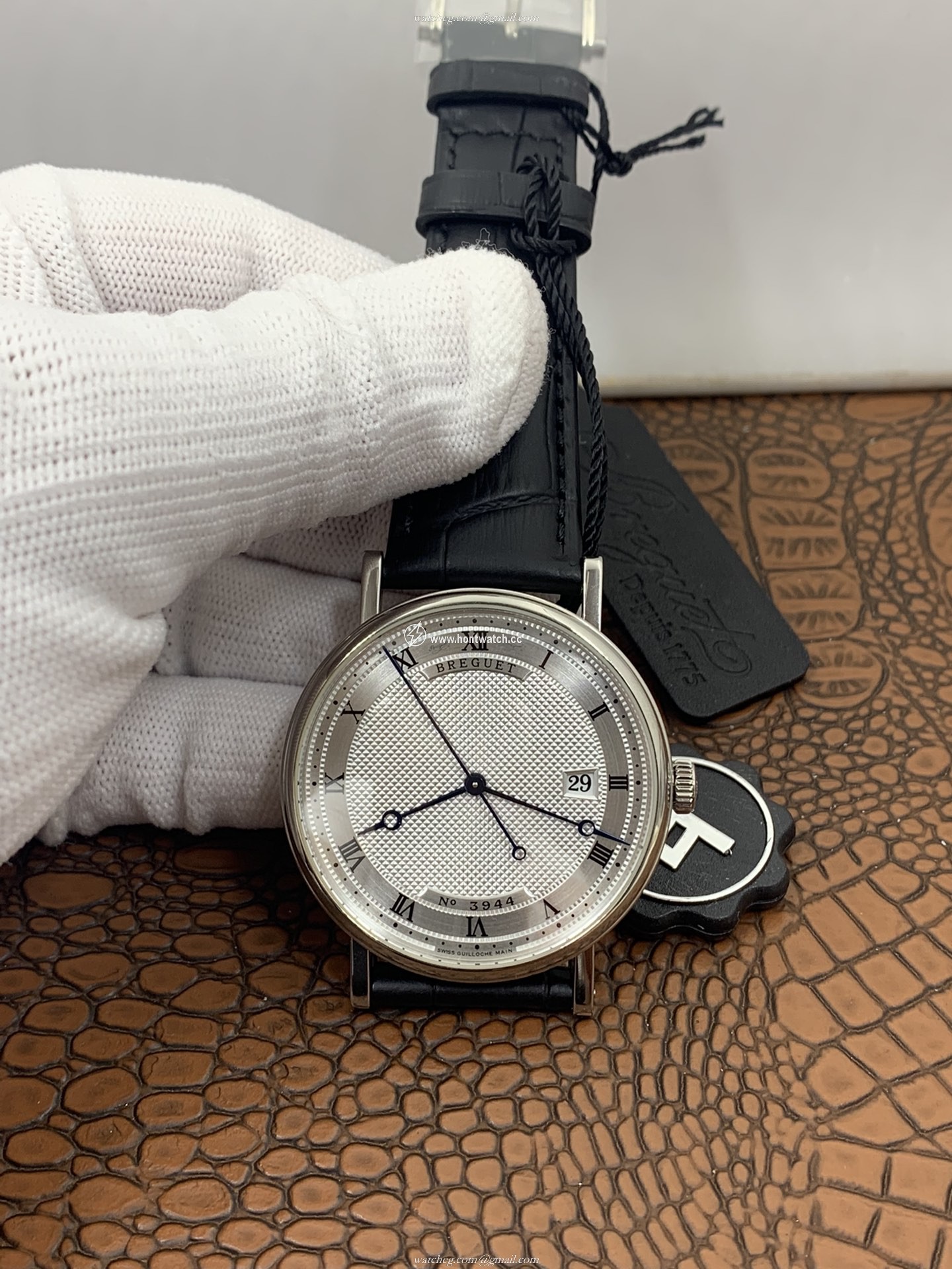 Breguet Classique 5177BB Mens Replica Watch - 38.5mm Automatic | Silver Dial