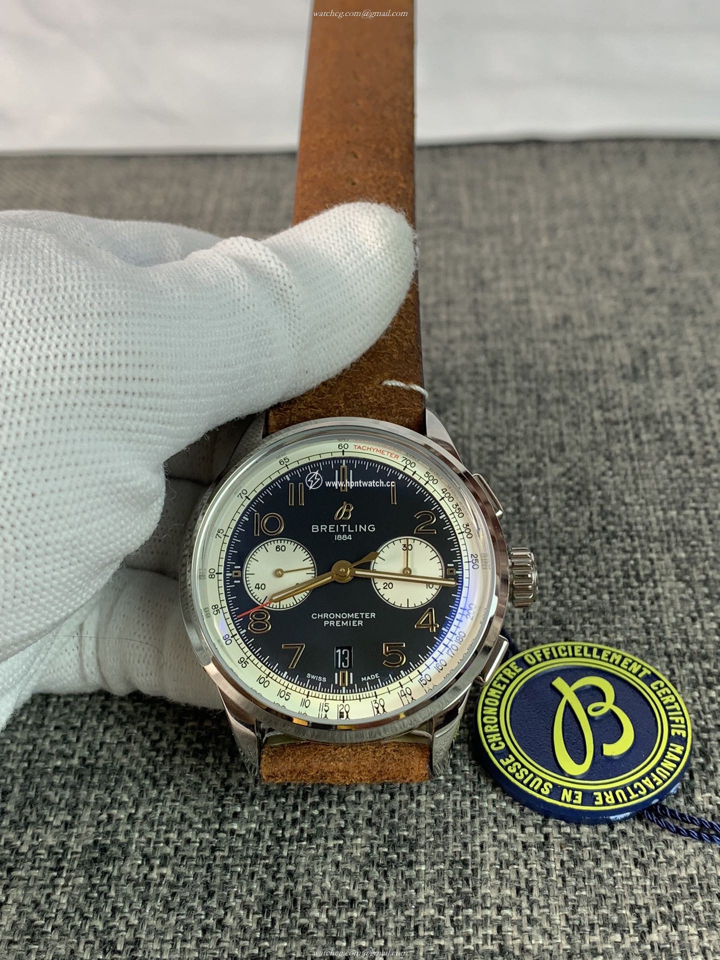 Breitling Premier B01 Chronograph 42 Norton Replica - Men's Automatic Watch