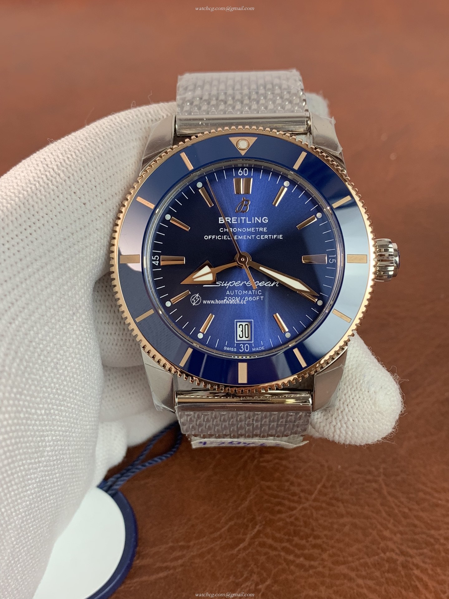 Breitling Superocean Heritage II Mens Watch - 42mm Blue Dial - ETA2824-2 Automatic
