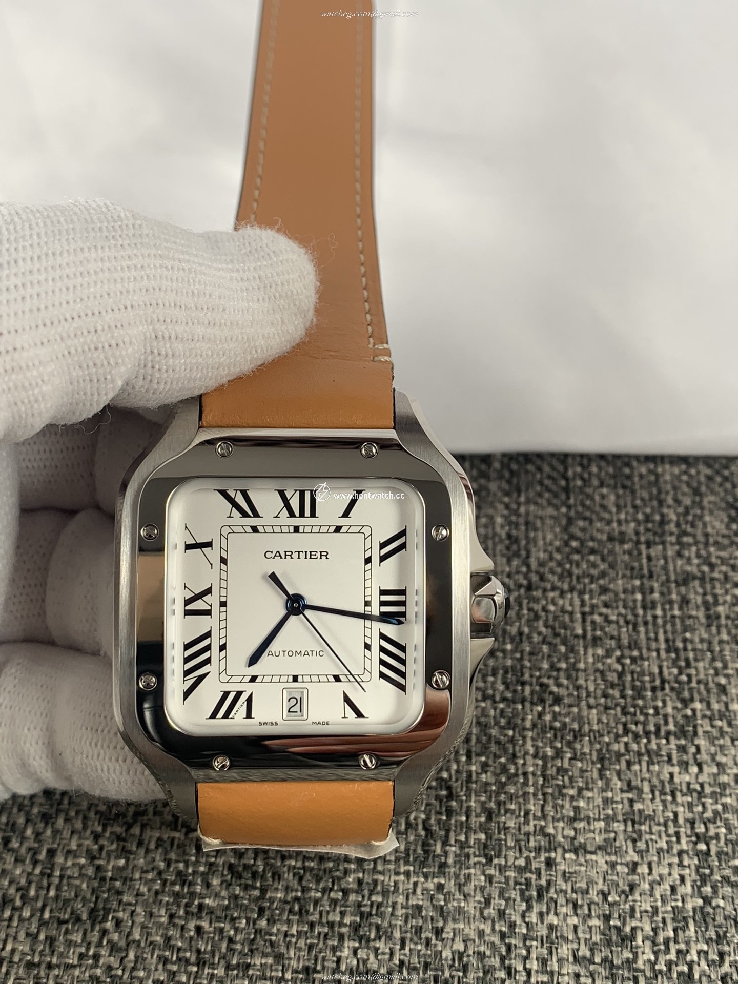 Cartier Santos De Cartier Mens WSSA0009 Replica - 40mm Swiss MY9015 Automatic
