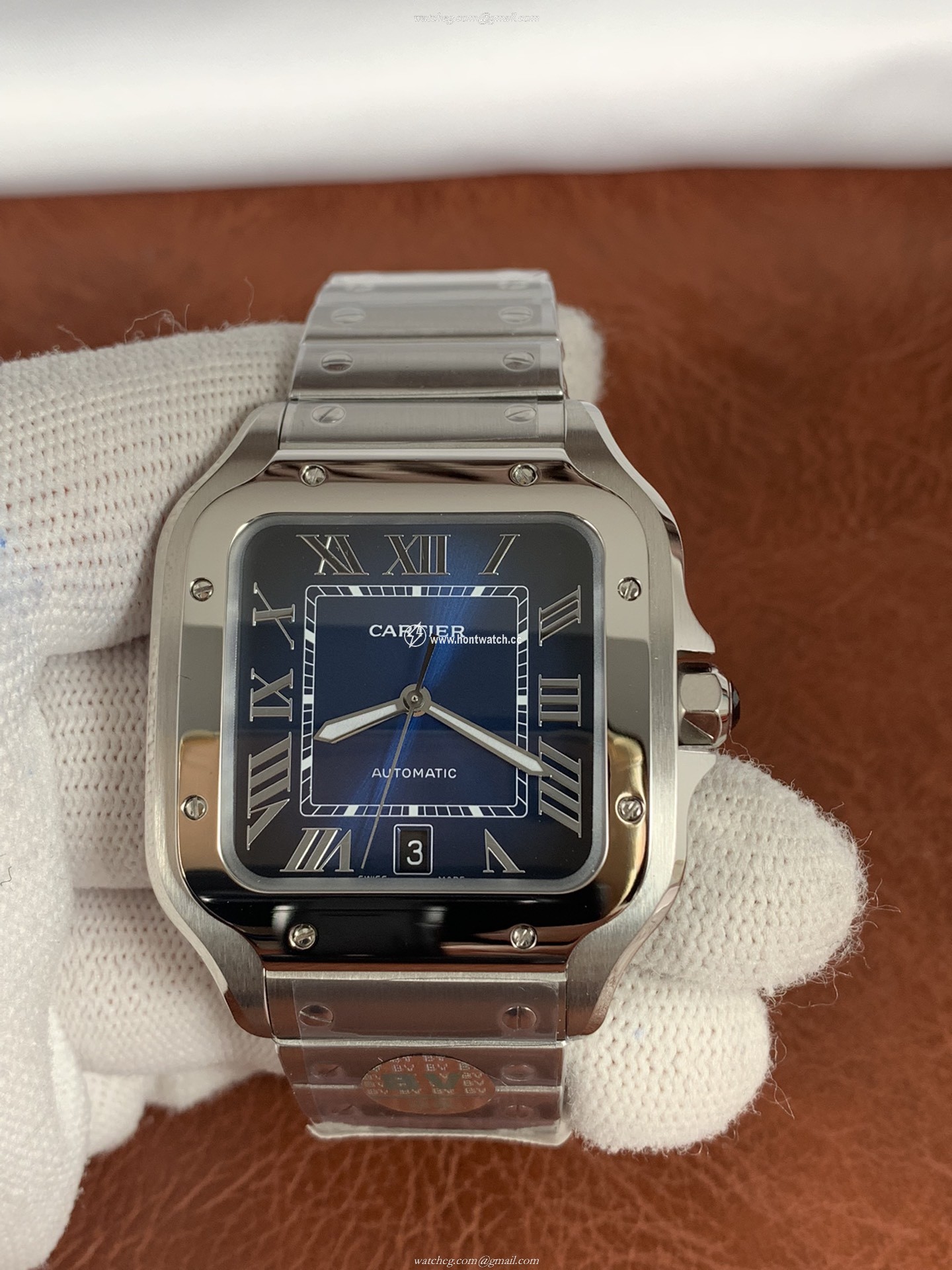 Cartier Santos De Cartier Mens XL WSSA0030 Replica Watch - 40mm Swiss MY9015