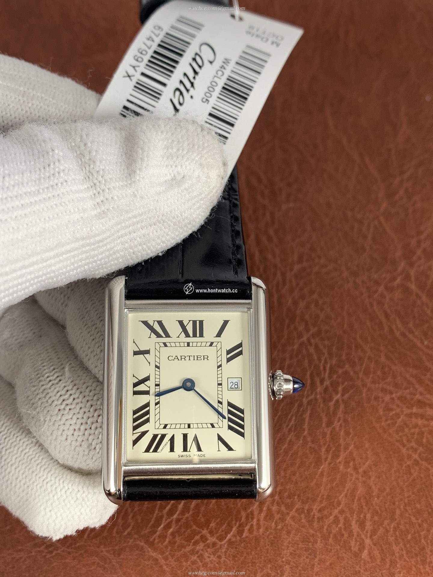 Cartier Tank Louis W1540956 Replica Watch for Men - Quartz 25.5mm