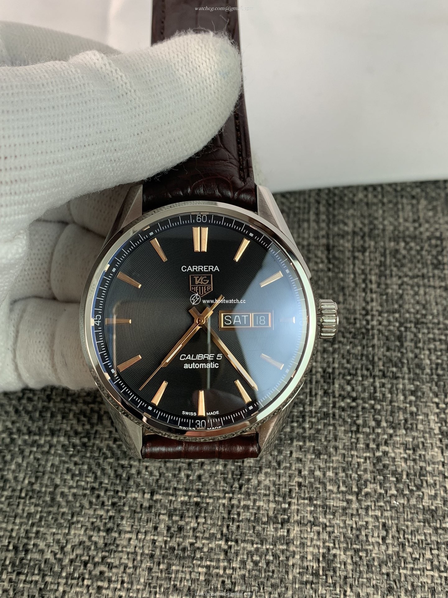 Tag Heuer Carrera Calibre 5 Day Date 41mm Watch | Swiss ETA2824-2 | Men's