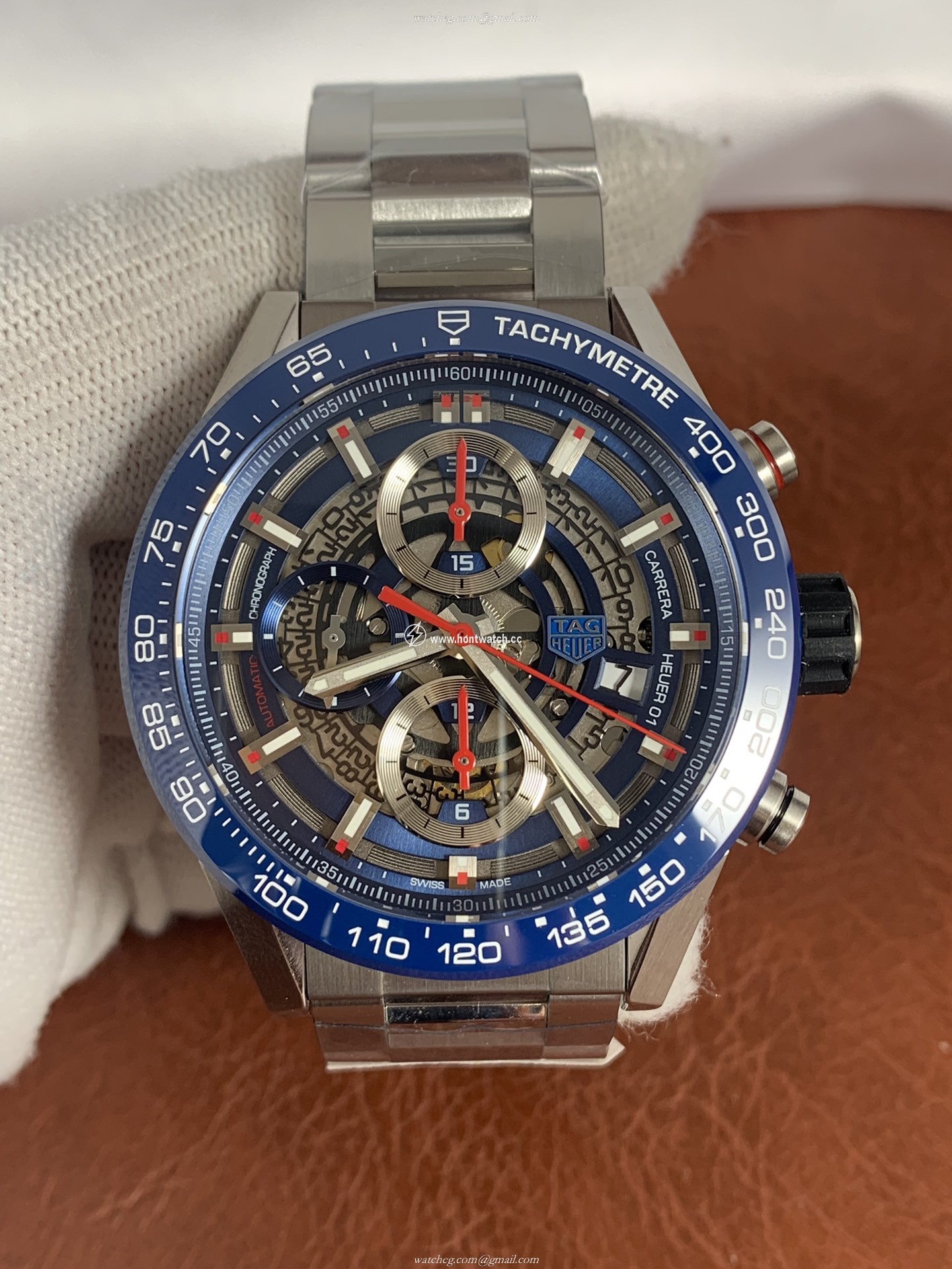Tag Heuer Carrera Calibre Heuer 01 CAR201T.BA0766 Replica - 43mm Swiss Automatic