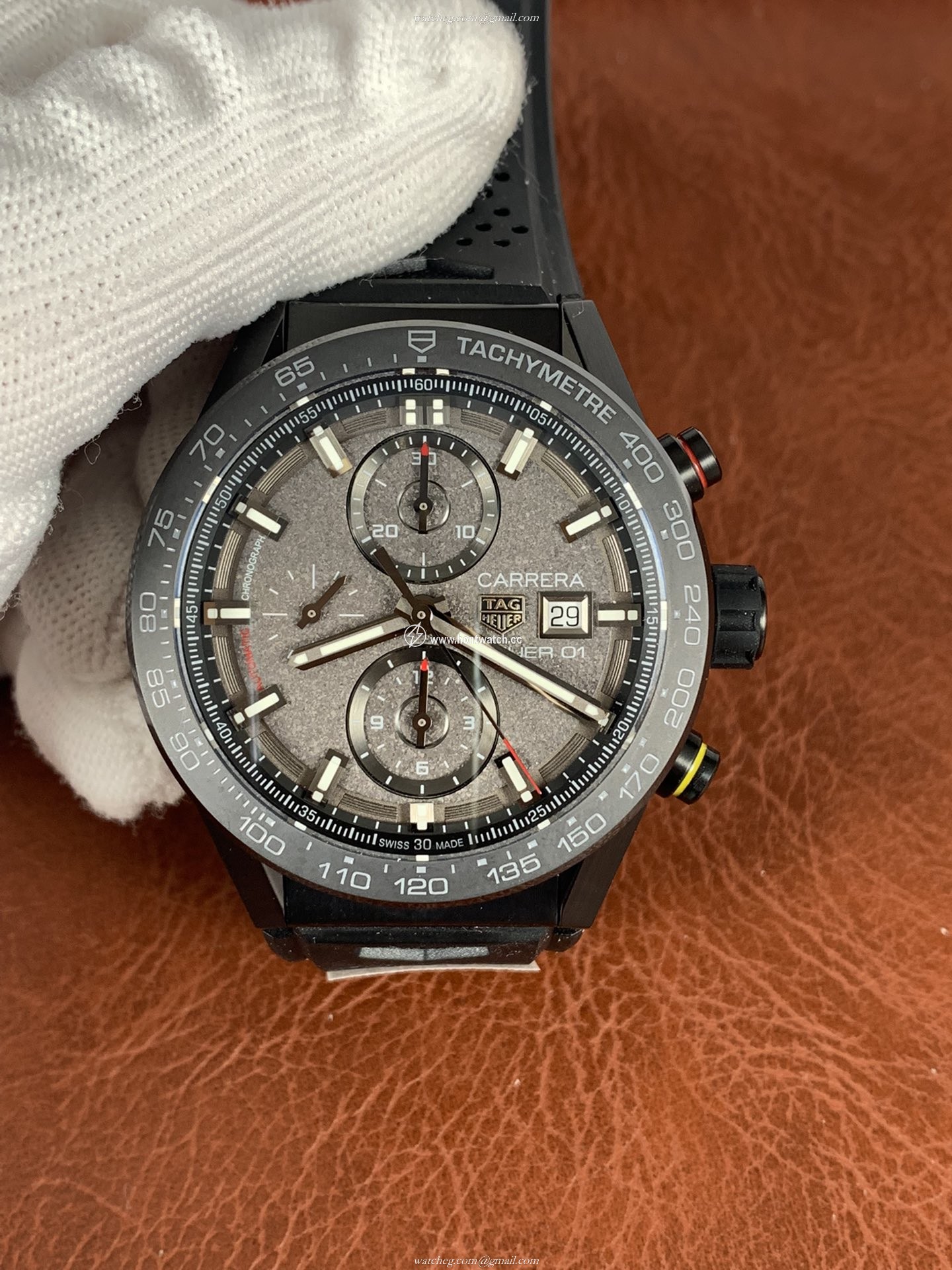 Tag Heuer Carrera Calibre Heuer 01 Chronograph 45mm - Swiss Automatic Men's Watch