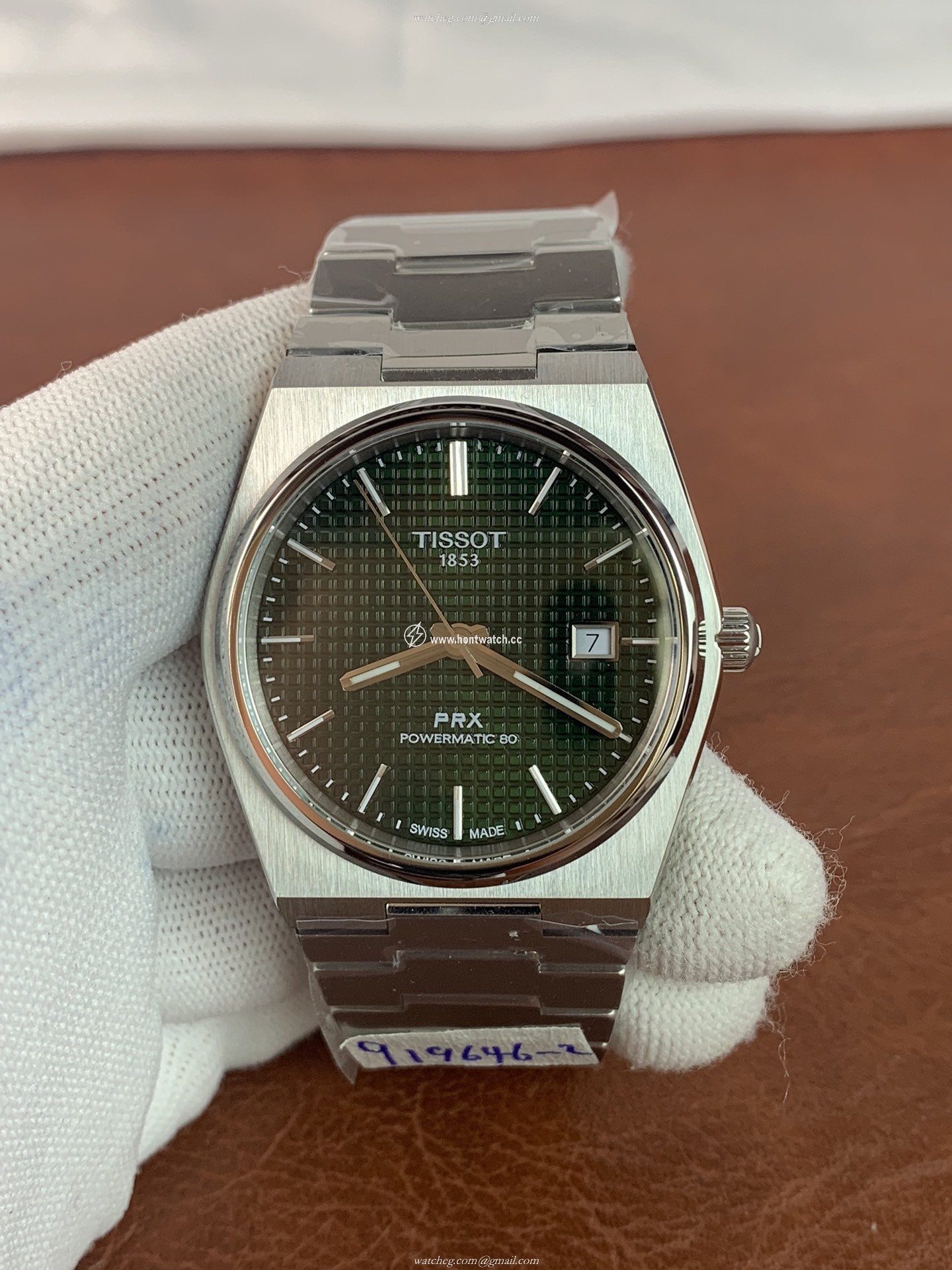 Tissot T-Classic PRX Powermatic 80 Green Replica Watch | 40mm | 2824 Movement