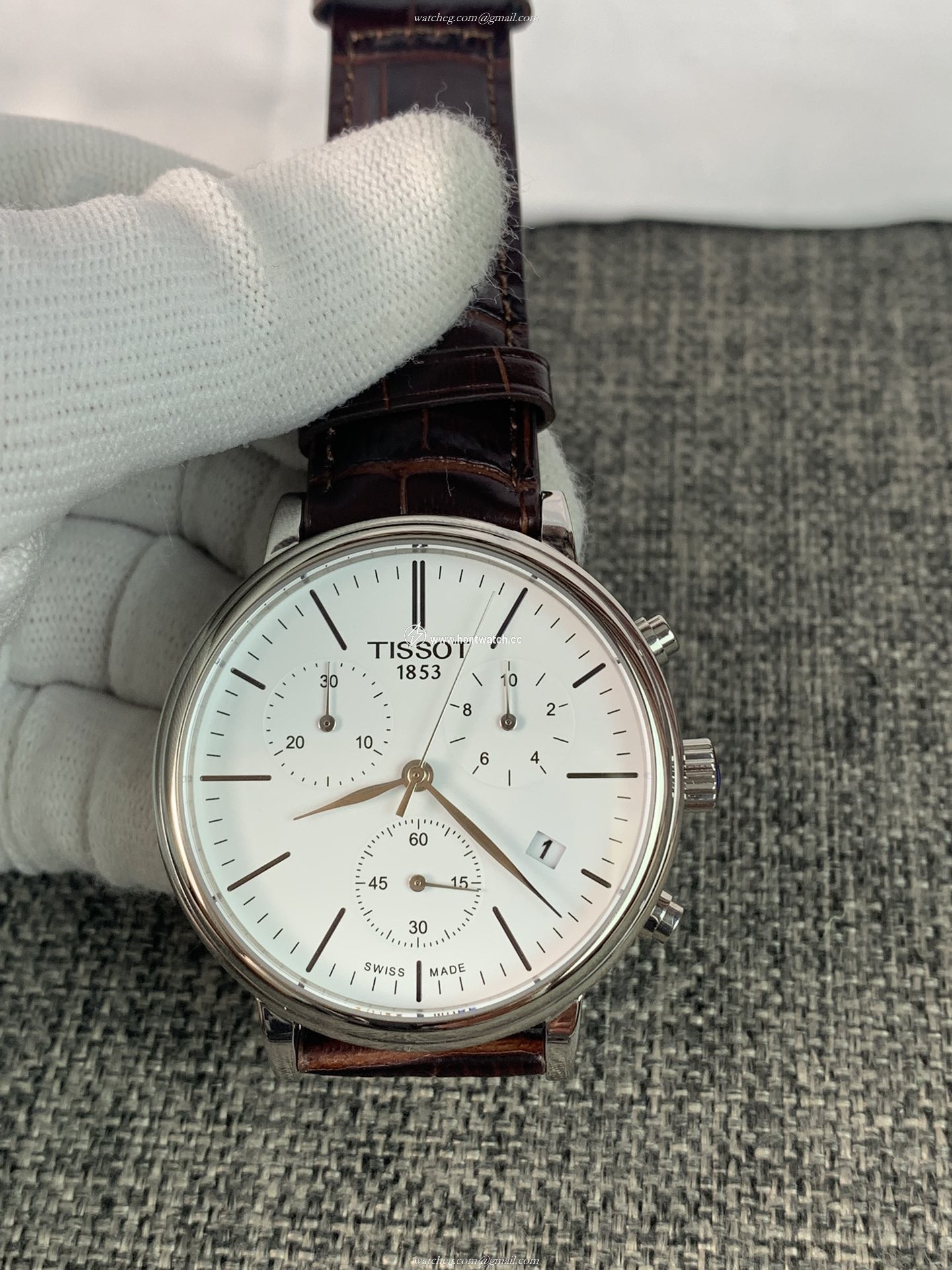 Tissot Men Tradition Chronograph Replica Watch - 42mm Quartz Chrono | ETA 256.031