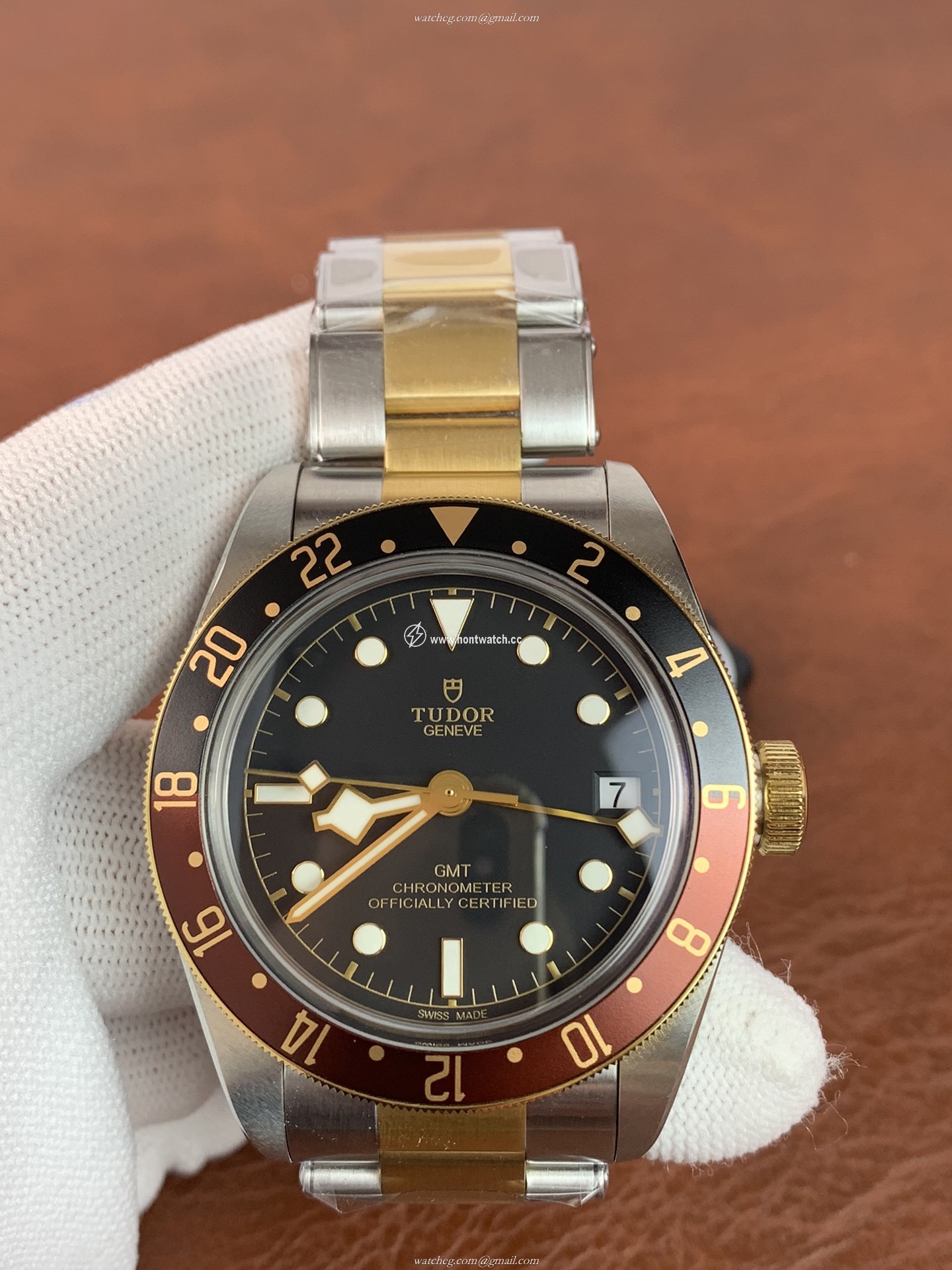 Tudor Heritage Black Bay GMT Mens Watch - 41mm Stainless Steel | M79830RB-0001