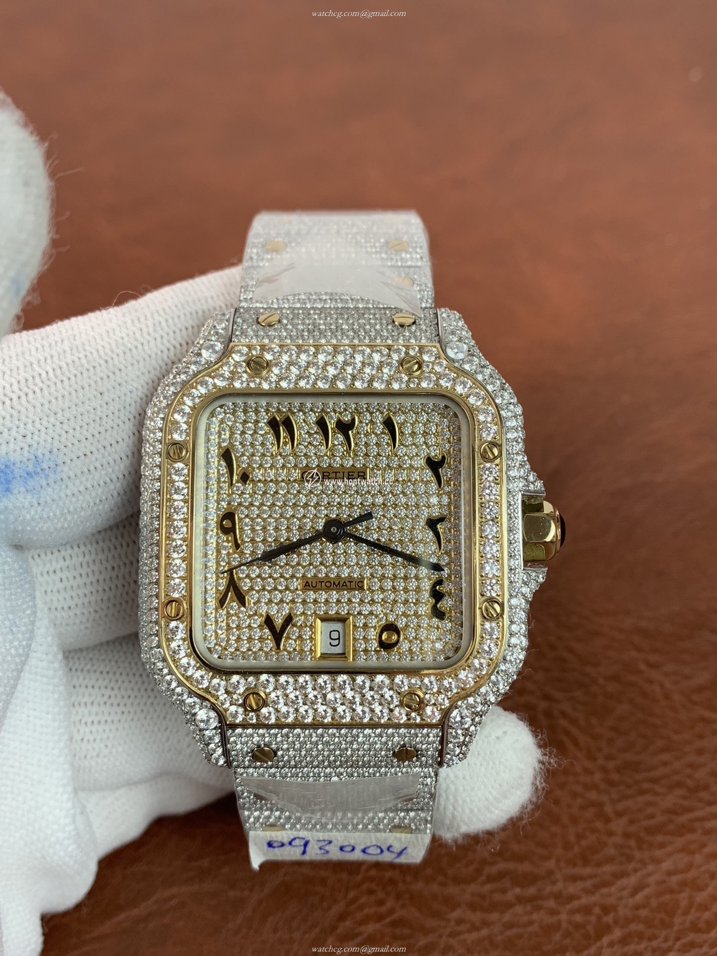 Cartier Santos De Cartier WSSA0009 ICED Two Tone Replica - 40mm Swiss Automatic