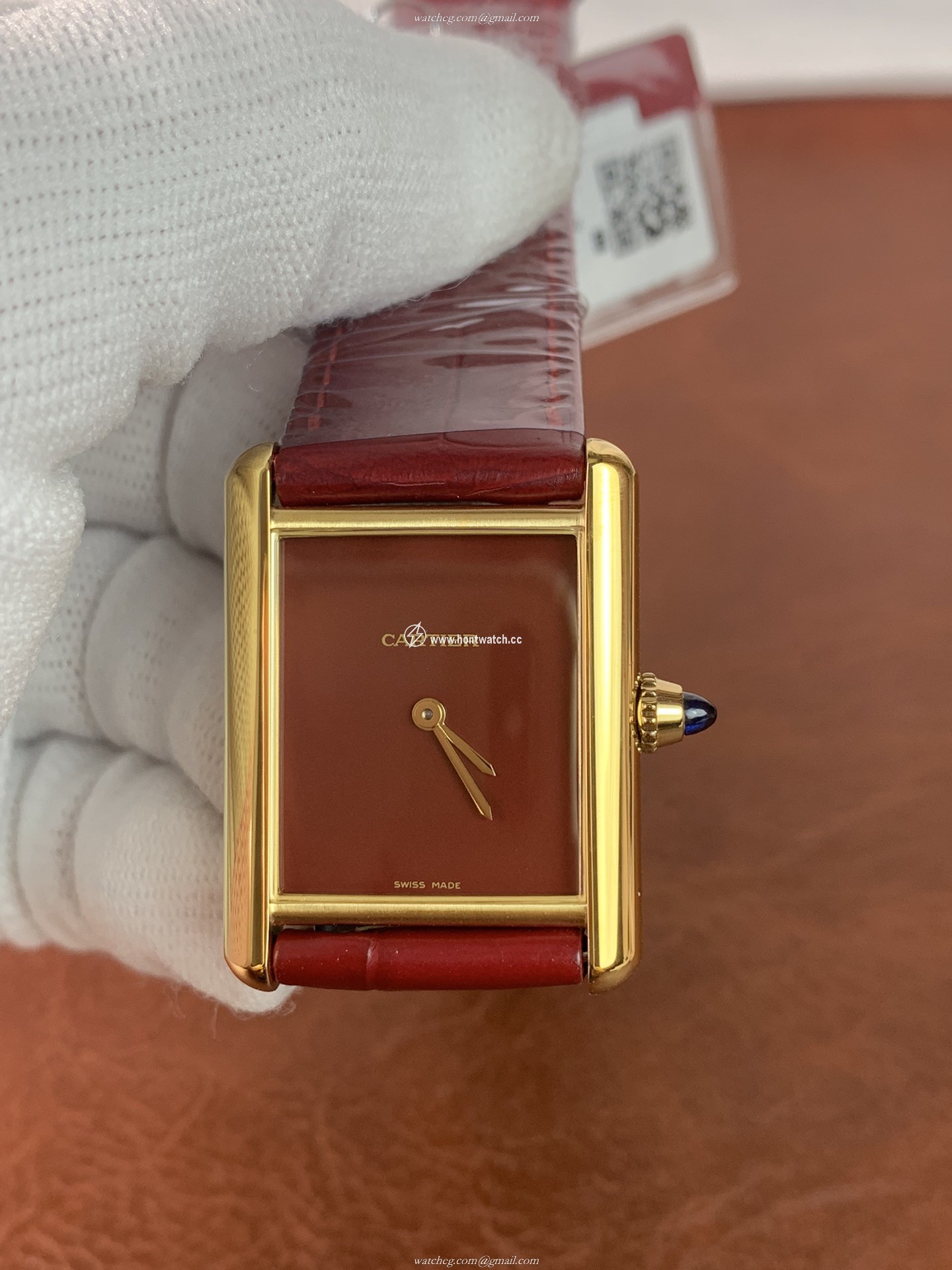 Cartier Tank WGTA0190 Red Replica Watch for Women | Swiss Quartz