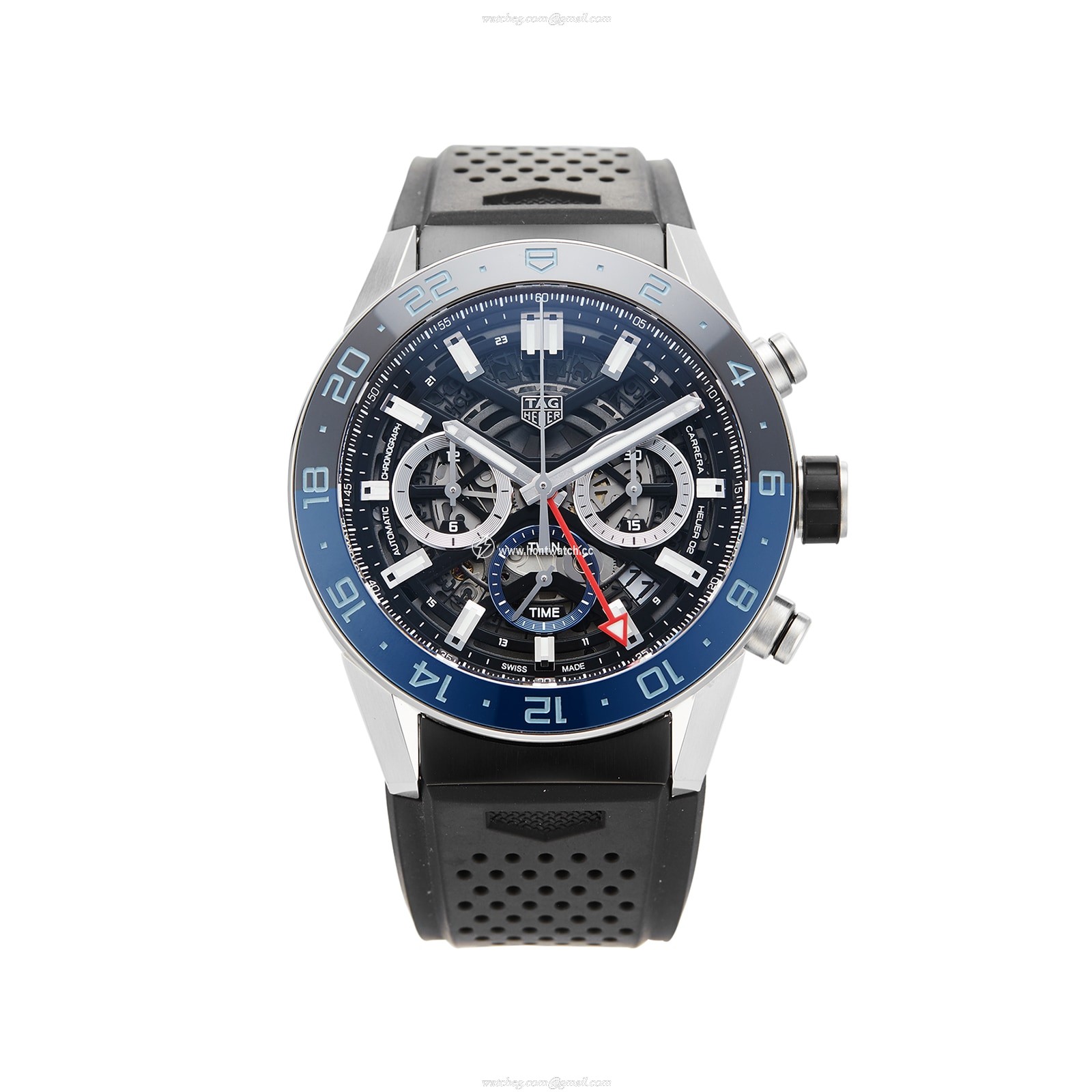 TAG Heuer Carrera CBG2A1Z.FT6157 | 45mm Automatic Black Dial | Stainless Steel