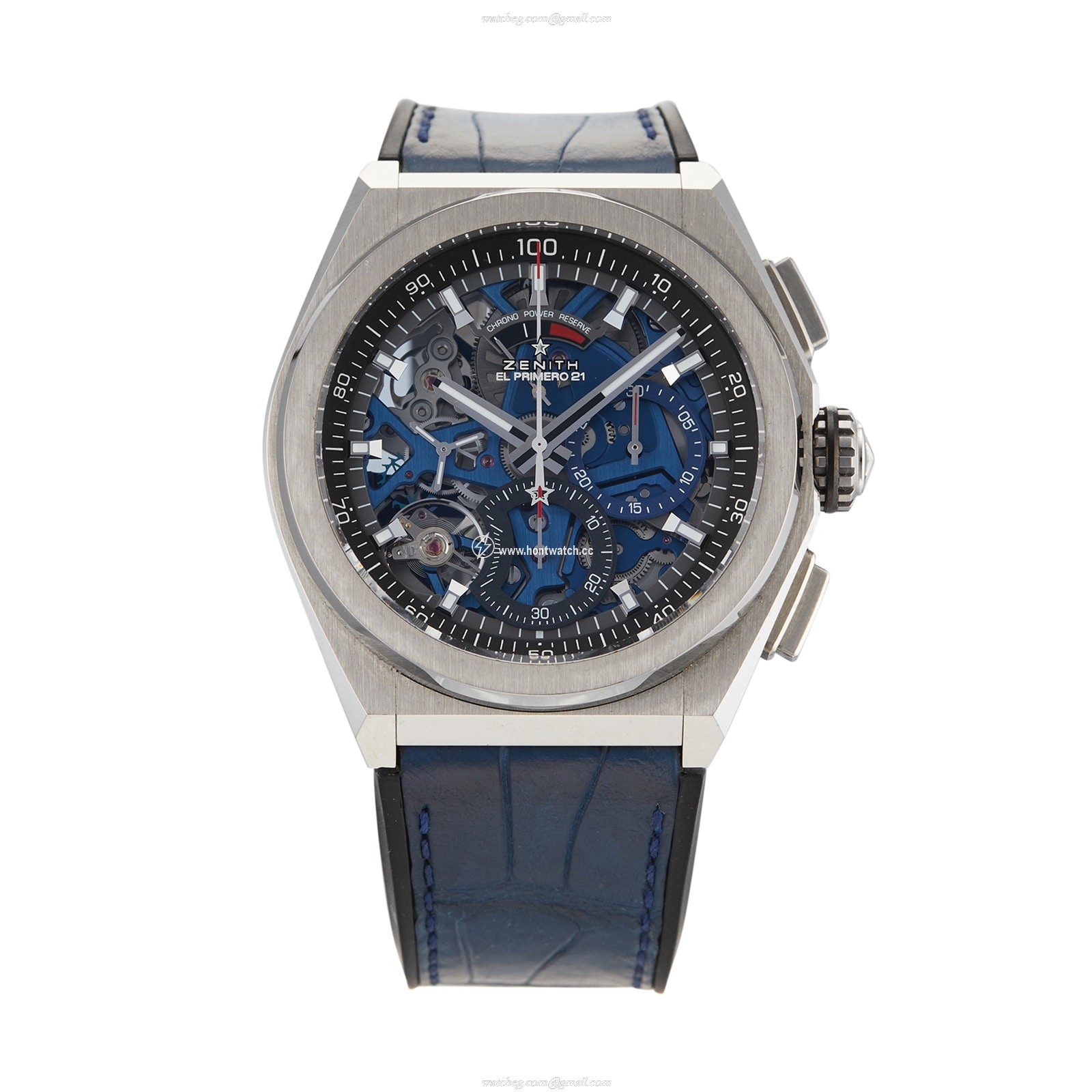 Zenith El Primero Titanium Automatic Blue Watch - 44mm | Pre-Owned