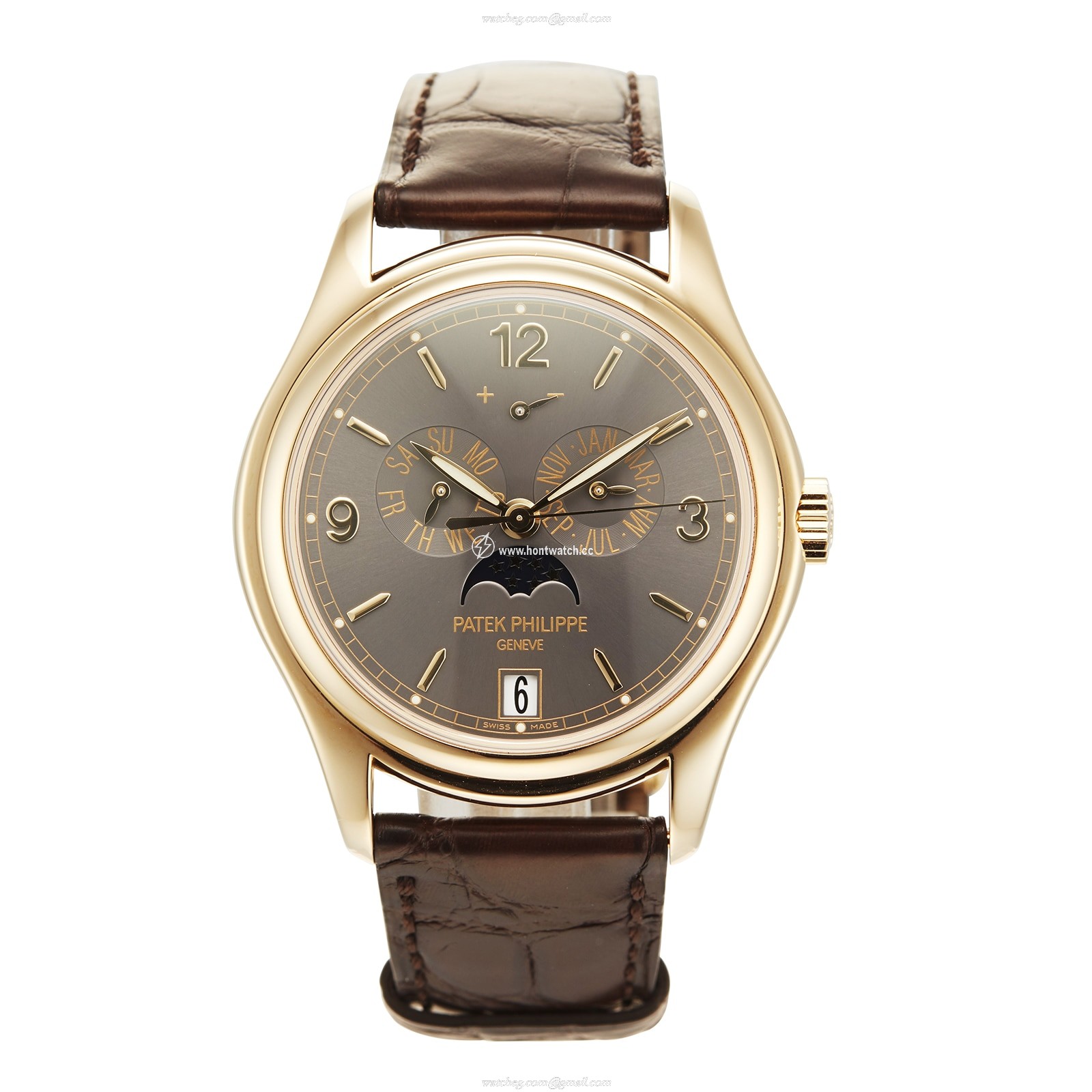 Patek Philippe Complications 5146J-010 | 39mm Yellow Gold Automatic Grey Dial