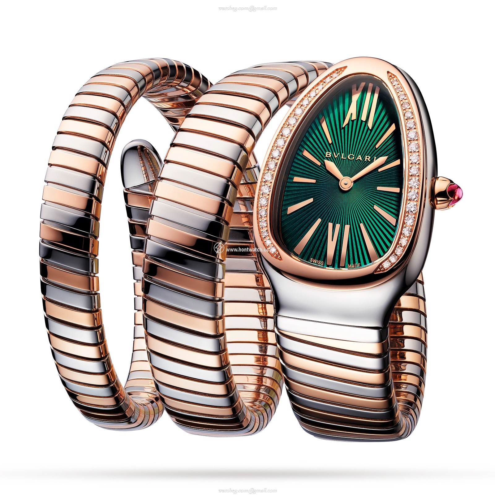Bvlgari Serpenti 102791 Replica Watch | Diamond & Rose Gold