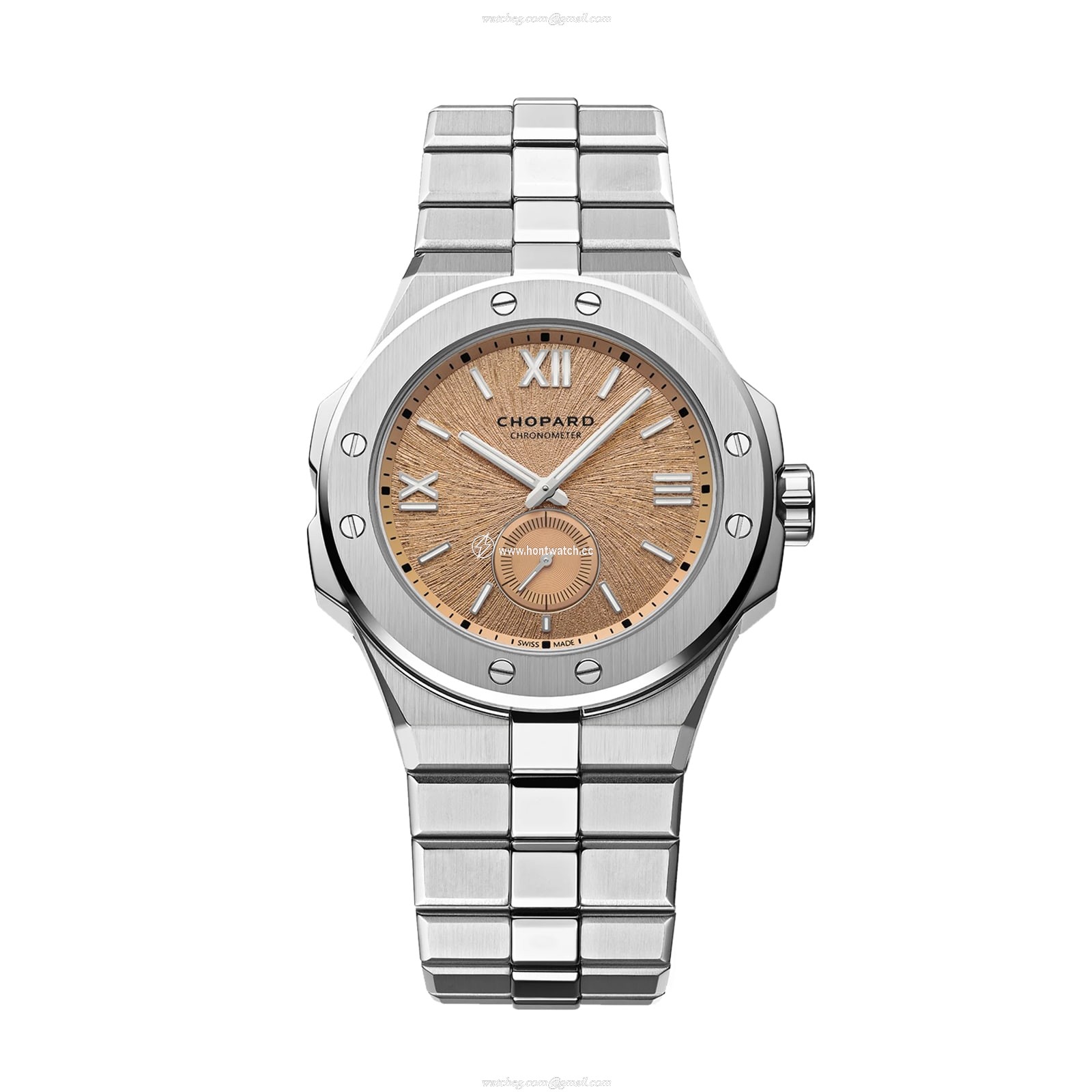 Chopard Alpine Eagle 298623-3001 - 41mm Stainless Steel Automatic Pink Dial