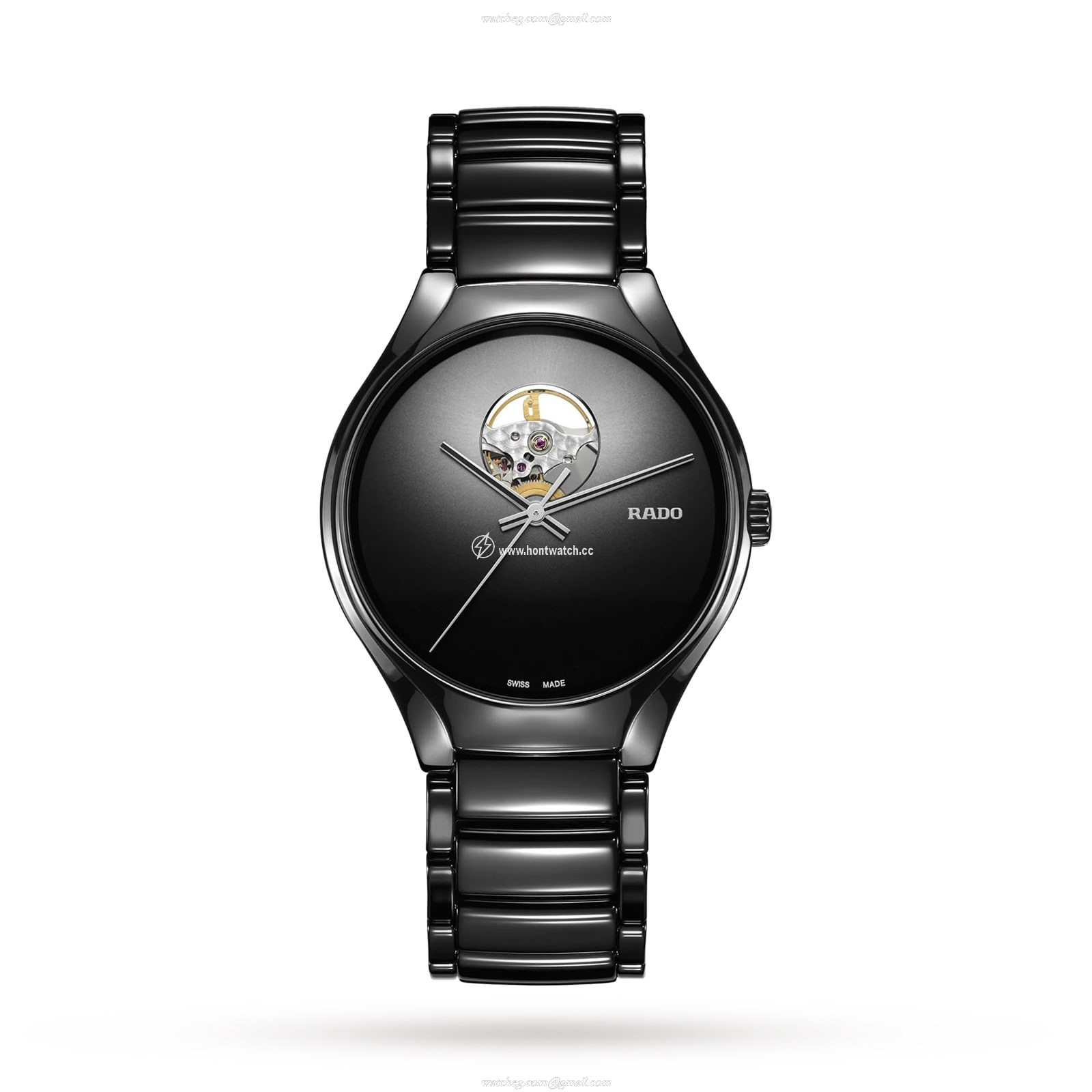 Rado True R27107152 Ceramic Automatic Black Watch - 40mm
