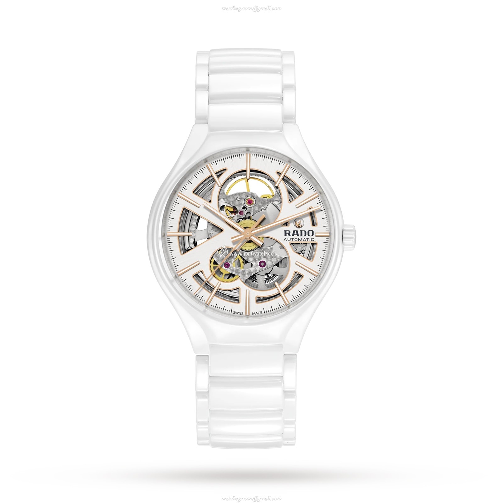 Rado True R27106922 Ceramic Automatic White Watch - 40mm | Swiss Made