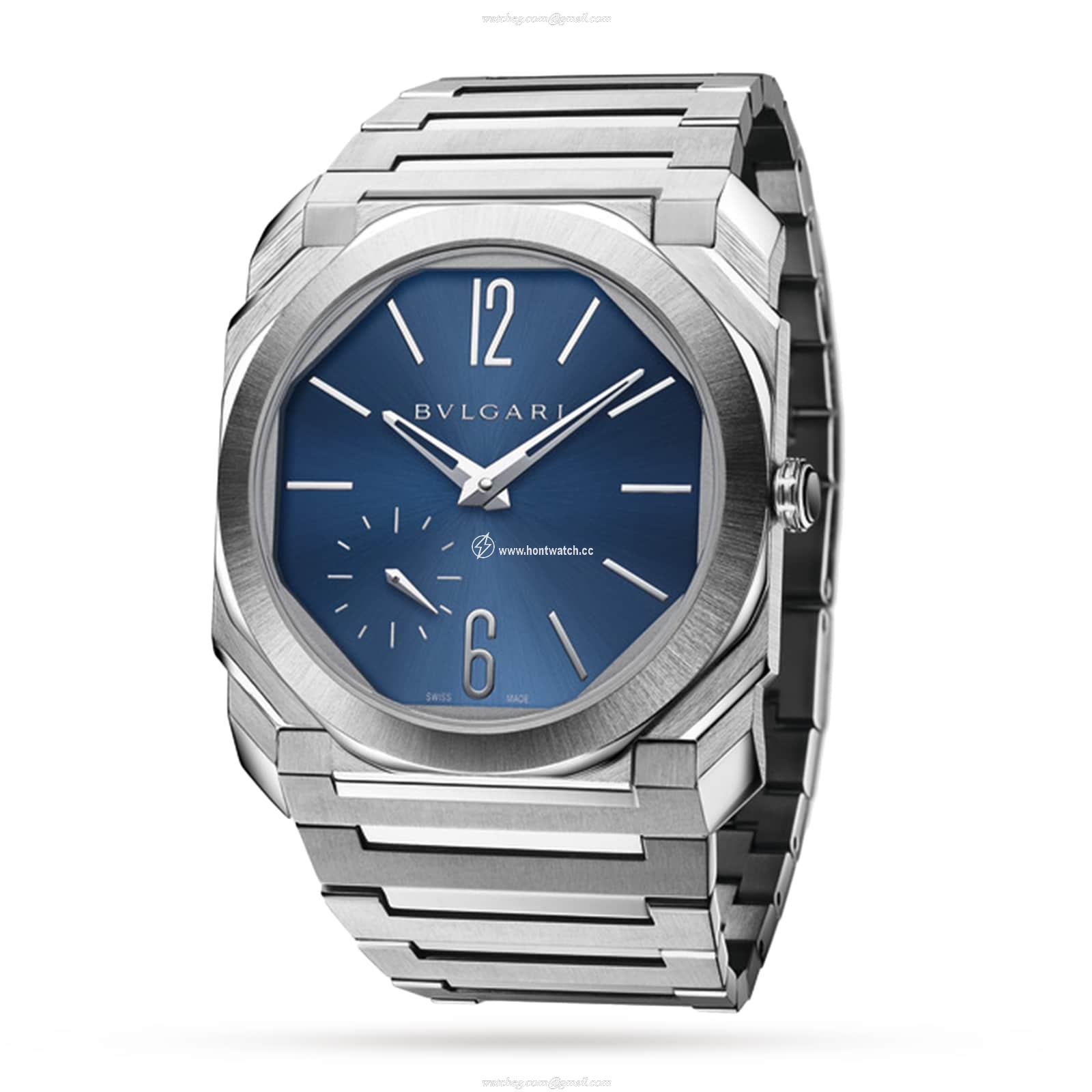 Bvlgari Octo 103431 Automatic Blue Dial - 40mm Stainless Steel Watch