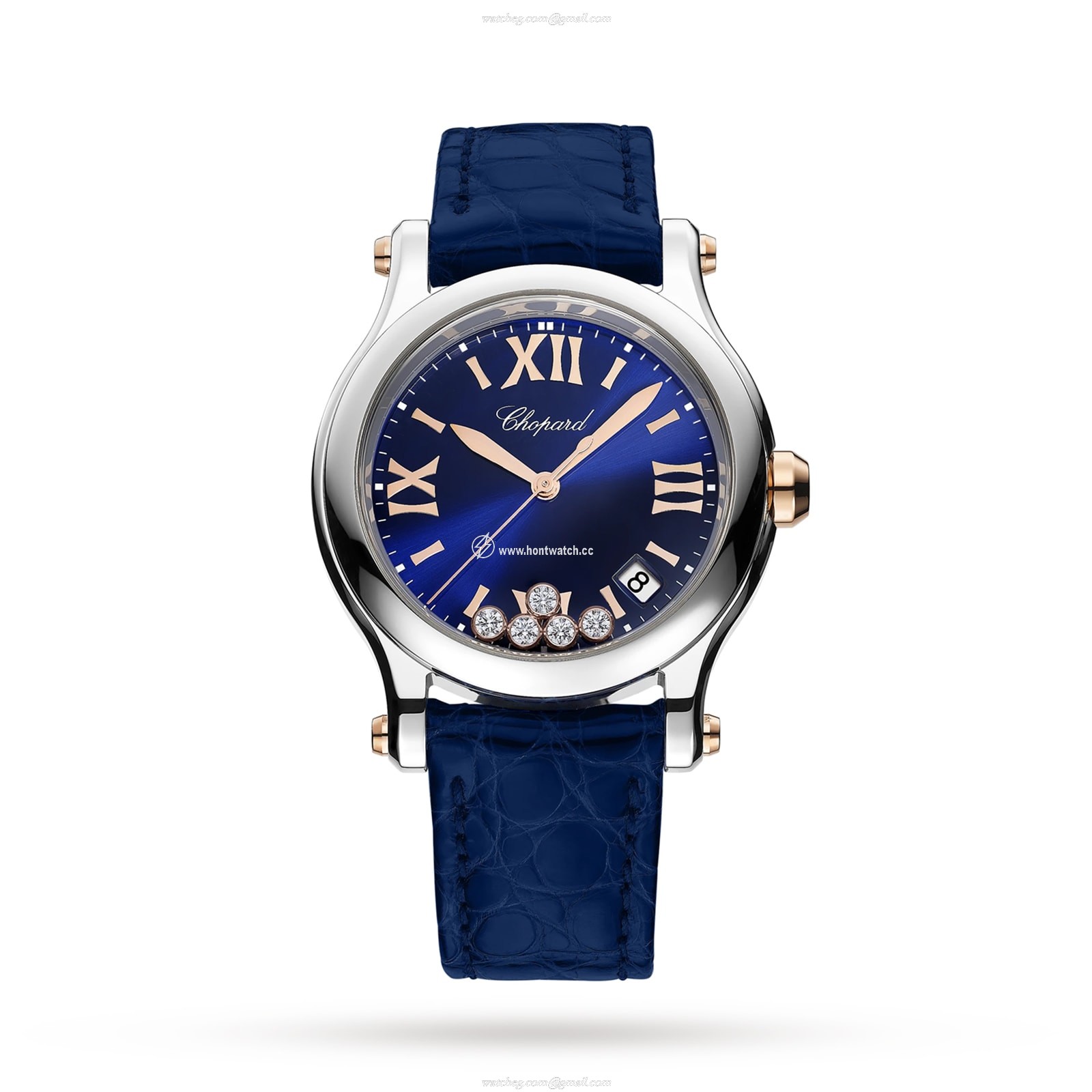 Chopard Happy Sport 278582-6012 | 36mm Stainless Steel Blue Dial Quartz Watch