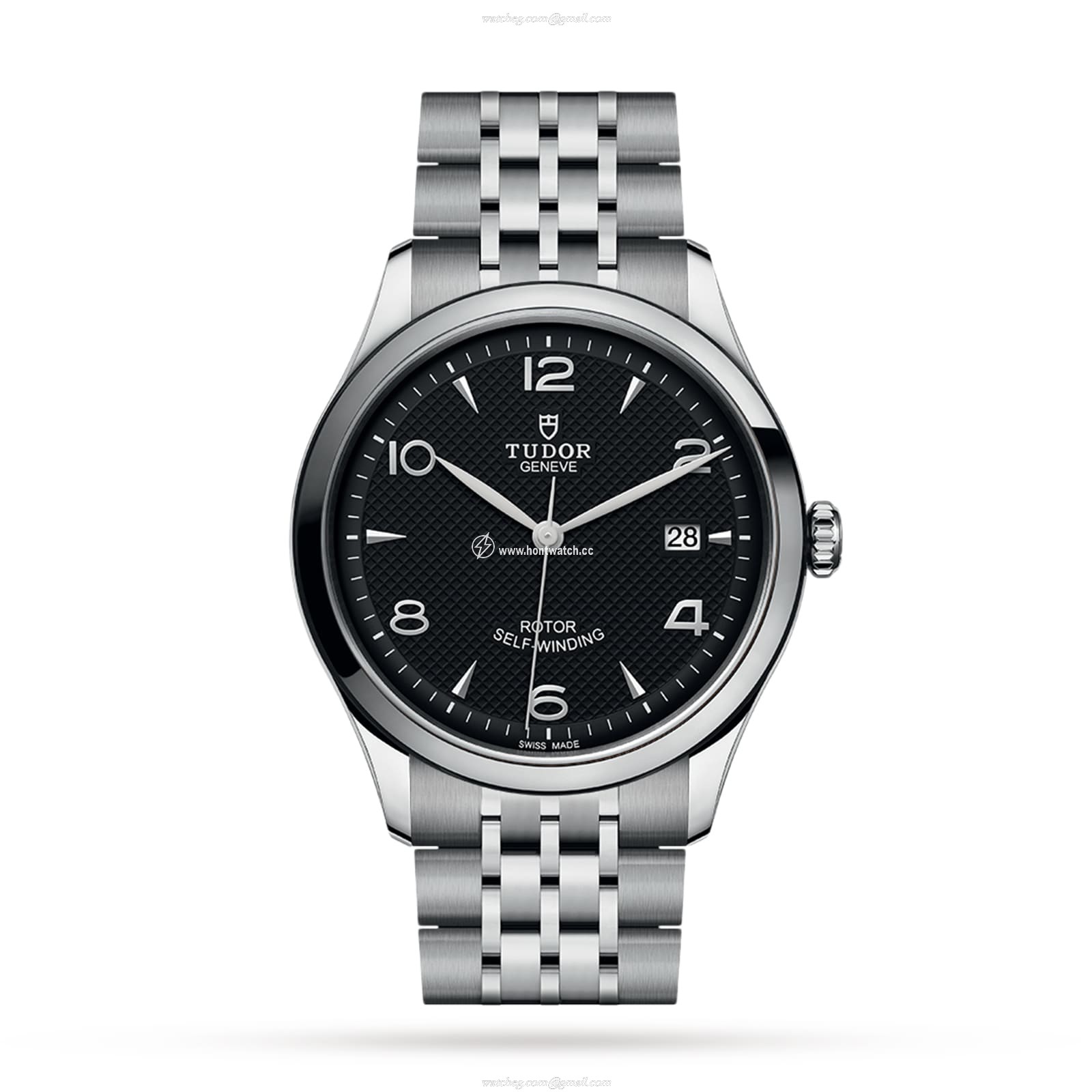Tudor 1926 Automatic Watch - 39mm Stainless Steel, Black Dial