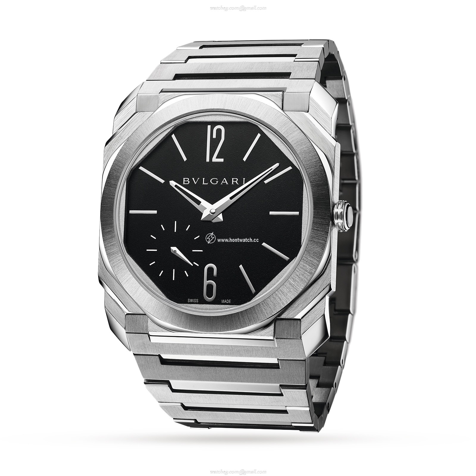 Bvlgari Octo Finissimo 103297 Automatic Watch - 40mm Black Dial - Stainless Steel