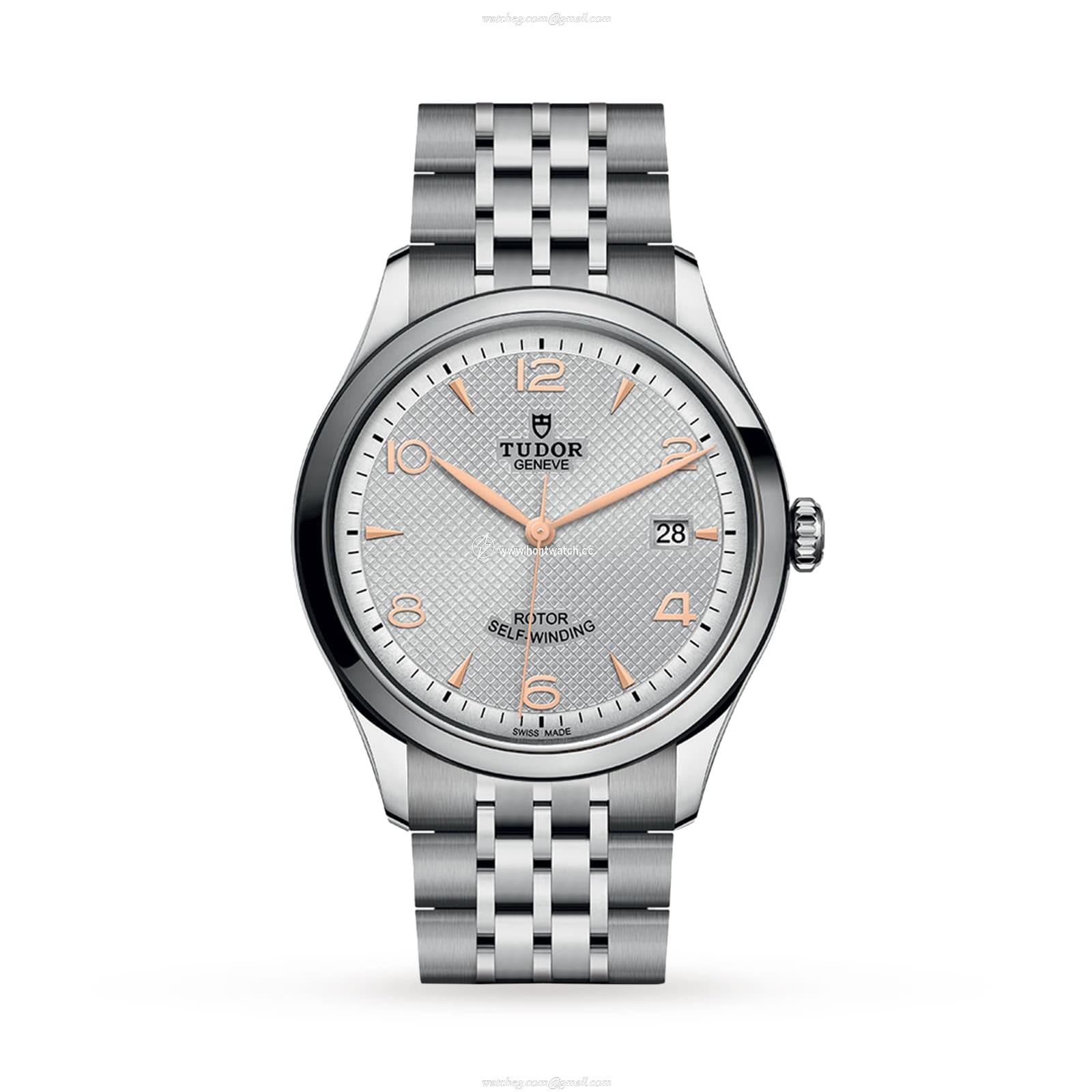 Tudor 1926 M91550-0001 Automatic Watch - 39mm Silver Dial - Stainless Steel