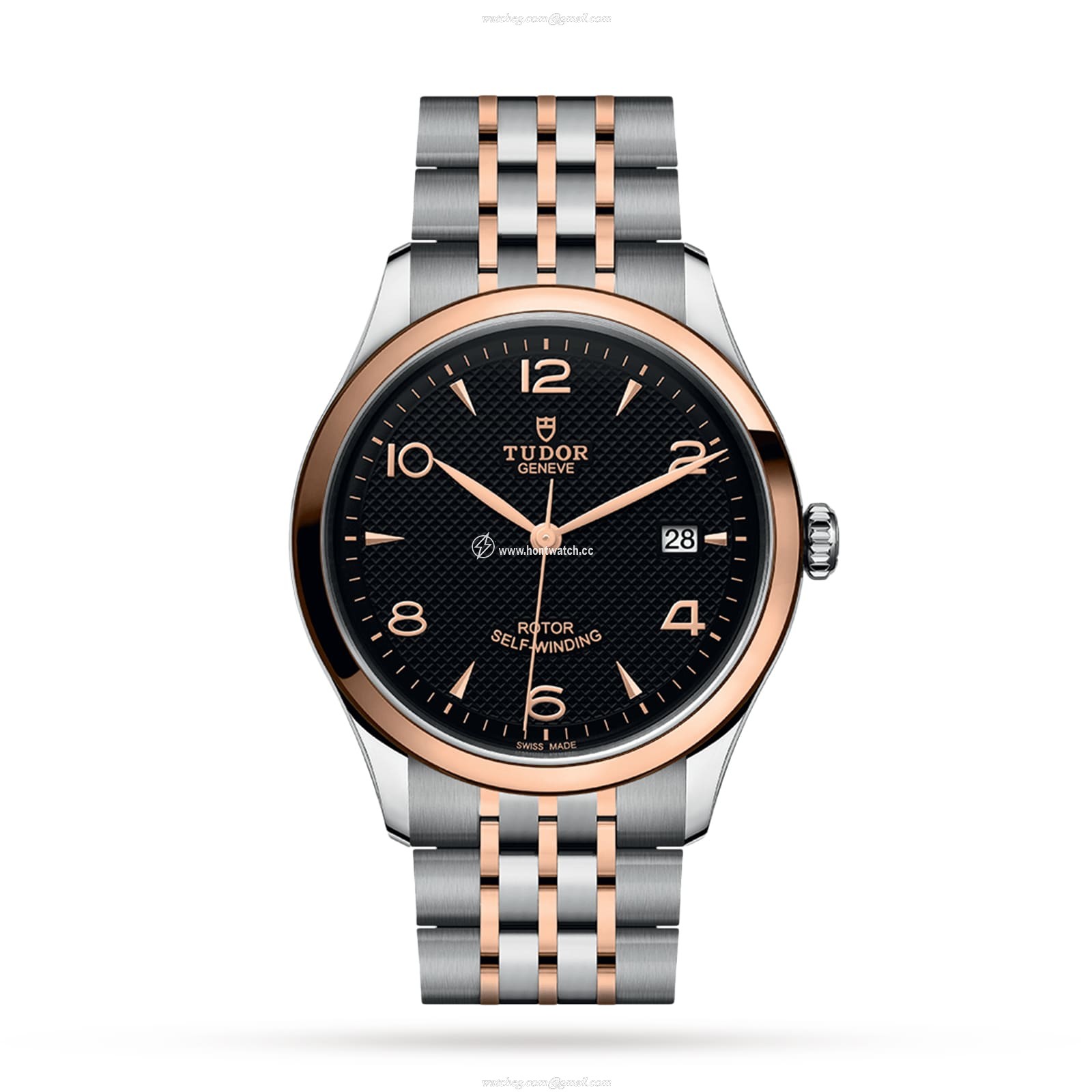 Tudor 1926 Automatic Watch - 39mm Black Dial | Stainless Steel & Gold