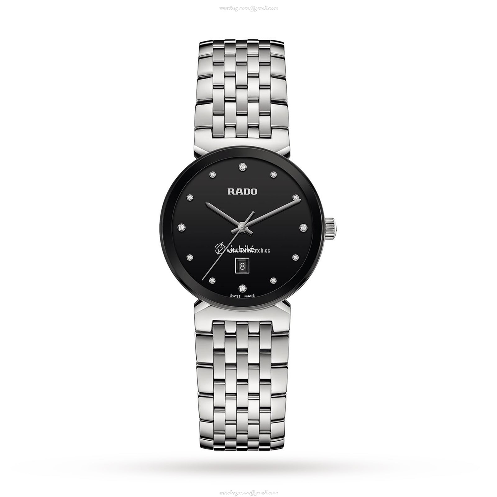 Rado Florence R48913733 | 30mm Stainless Steel Quartz Watch - Black Dial