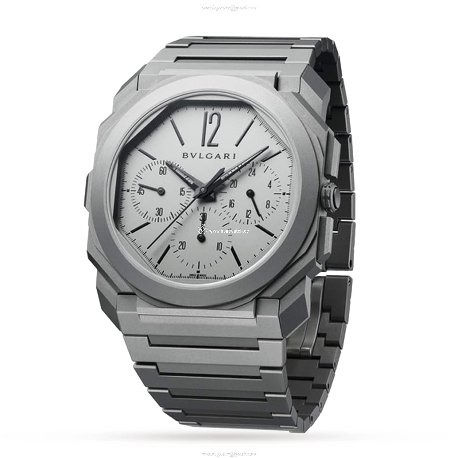 Bvlgari Octo 103068 Automatic Watch - 42mm Titanium Grey Dial
