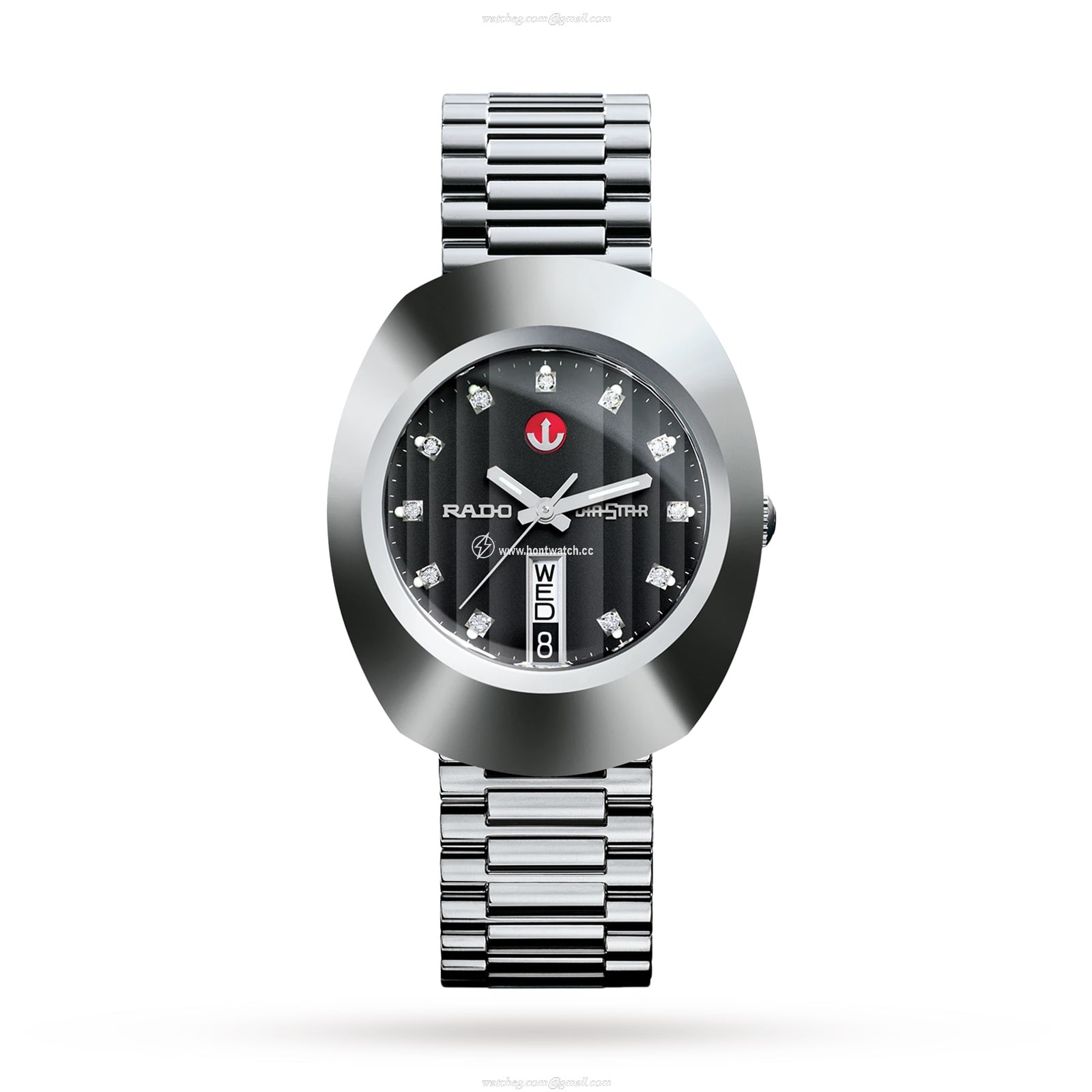 Rado DiaStar R12408613 Automatic Watch - Black Dial | Hard Metal Case