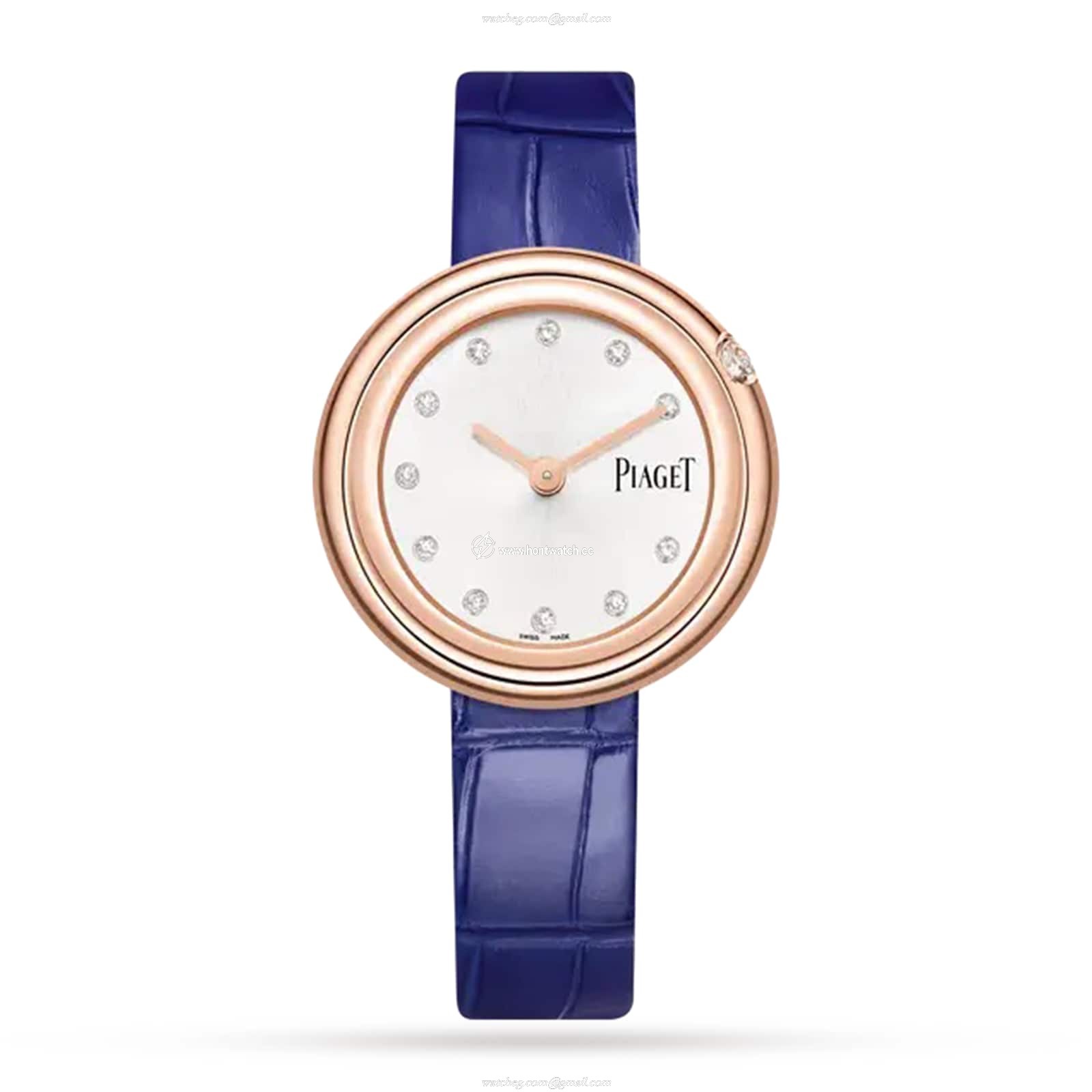 Piaget Possession G0A44091 | 34mm Rose Gold Quartz Watch | Silver Dial