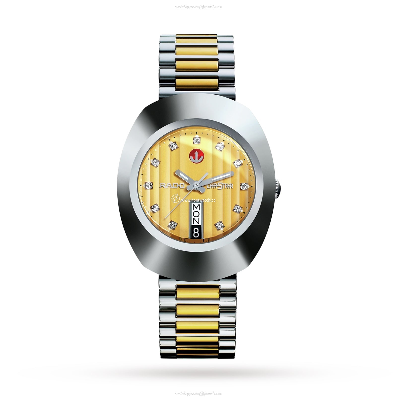 Rado DiaStar R12408633 Automatic Gold Watch - Hard Metal Case | 27.3mm